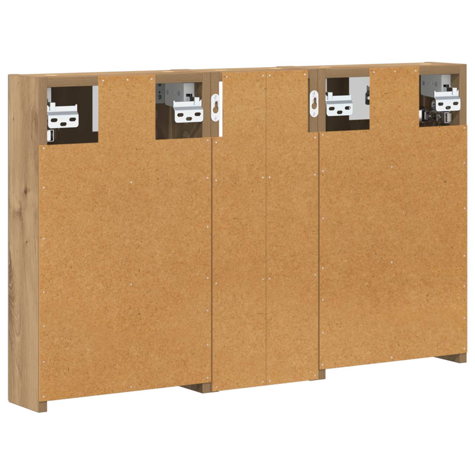 Sada koupelnových skříněk s policí 3 pcs 80 x 10,5 x 50 cm - obrázek 9