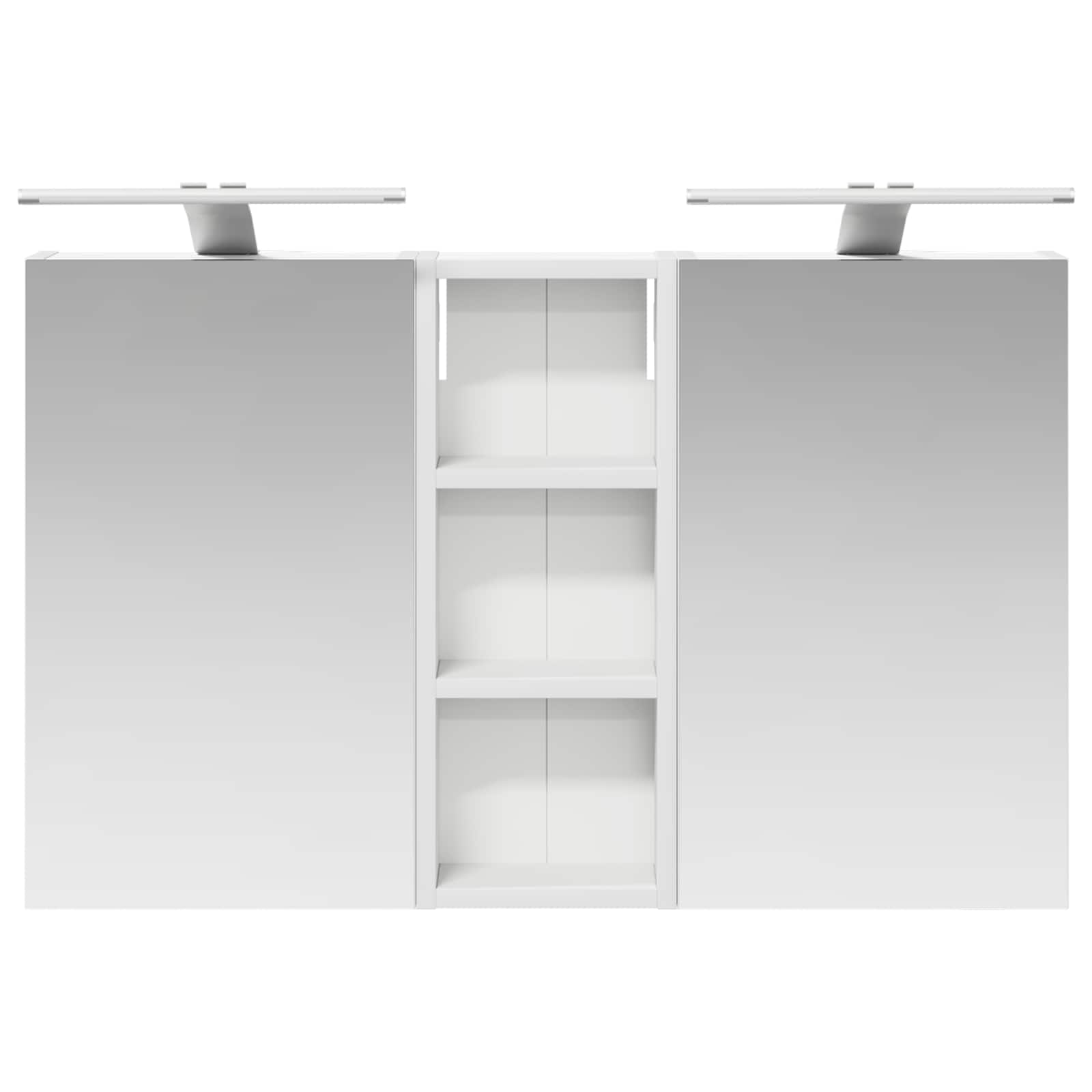 Sada koupelnových skříněk s policí 3 pcs 80 x 10,5 x 50 cm - obrázek 6