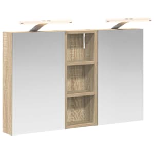 vidaXL Vannitoa kapikomplekt 3 tk 80 x 10,5 x 50 cm Tehispuit