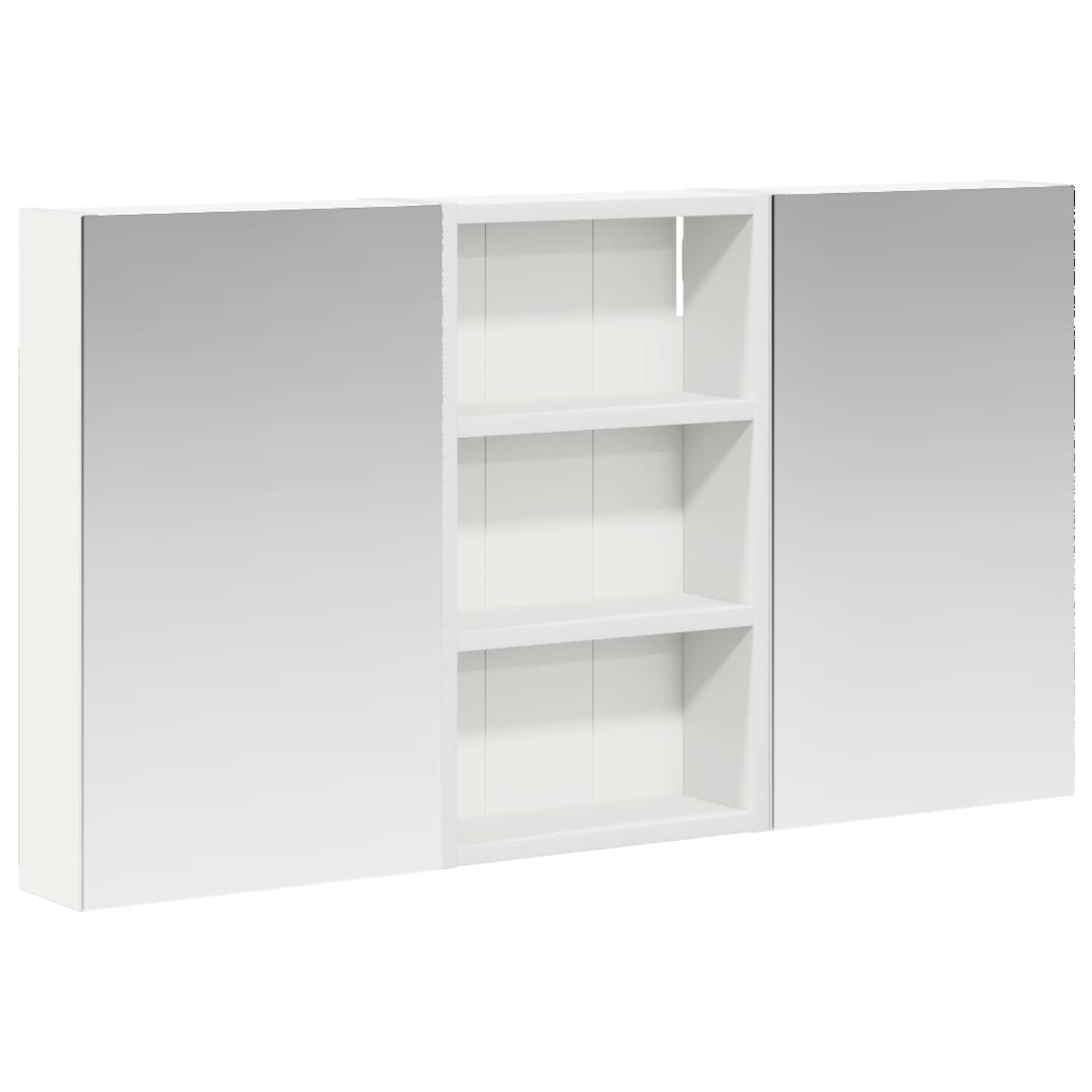Sada koupelnových skříněk s policí 3 pcs 90 x 10,5 x 50 cm - obrázek 2