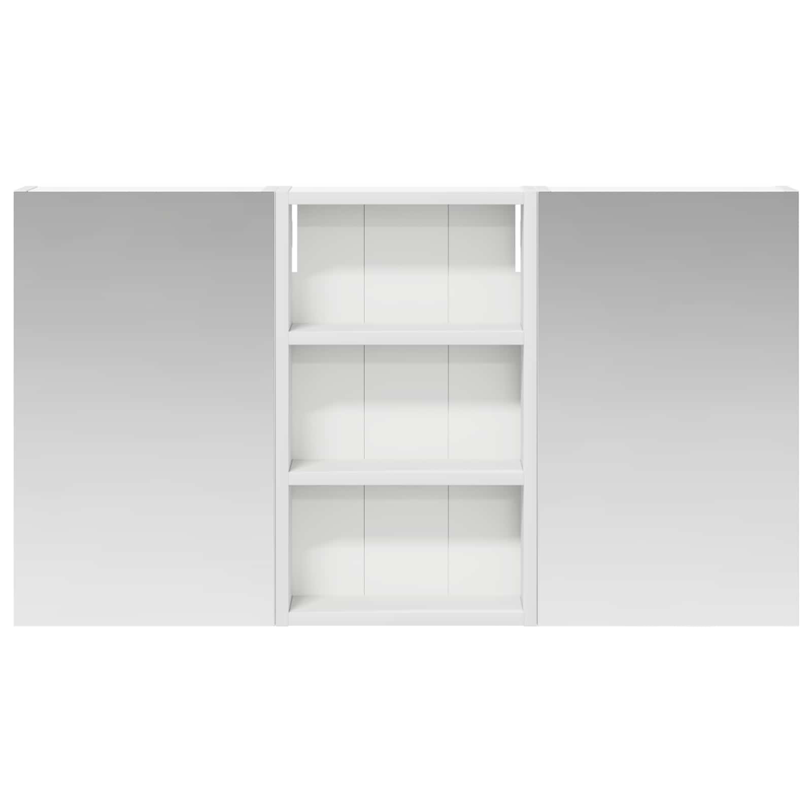 Sada koupelnových skříněk s policí 3 pcs 90 x 10,5 x 50 cm - obrázek 5