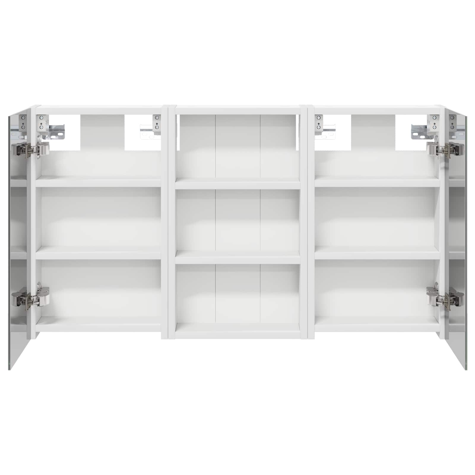 Sada koupelnových skříněk s policí 3 pcs 90 x 10,5 x 50 cm - obrázek 6