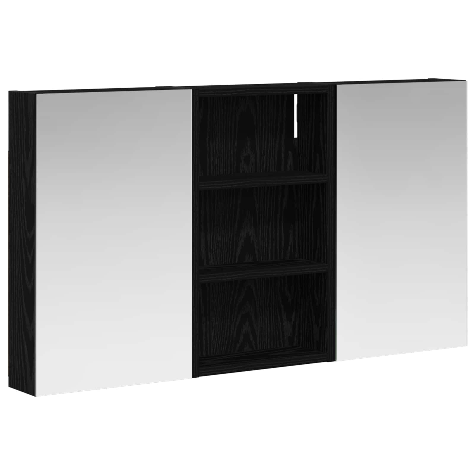 Sada koupelnových skříněk s policí 3 pcs 90 x 10,5 x 50 cm - obrázek 2