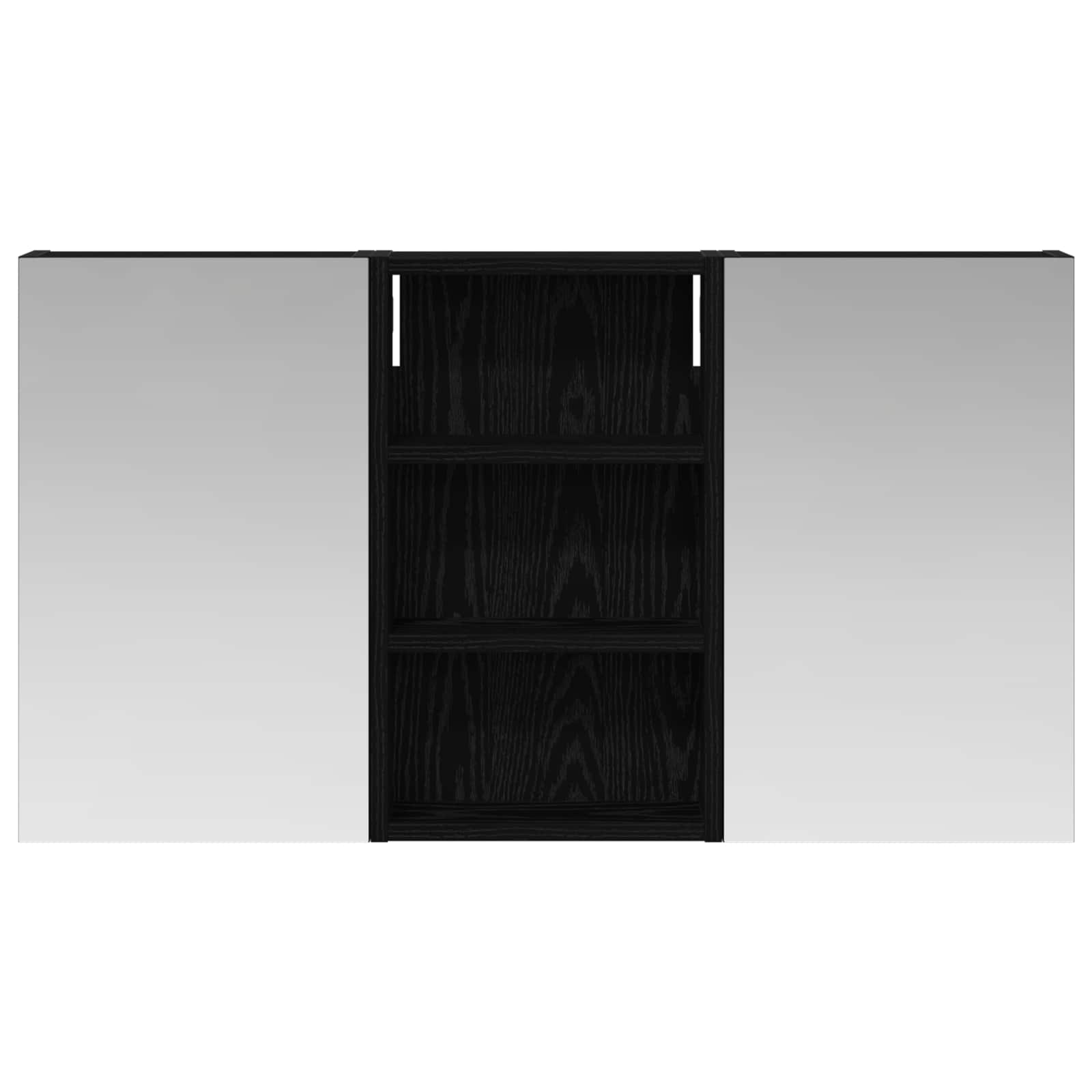 Sada koupelnových skříněk s policí 3 pcs 90 x 10,5 x 50 cm - obrázek 5