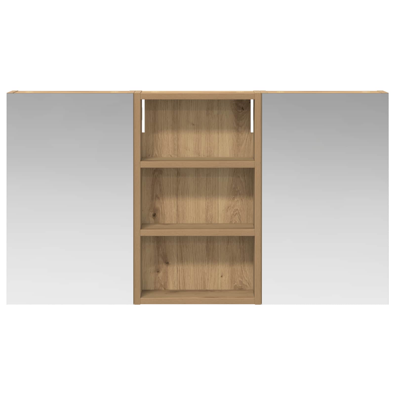Sada koupelnových skříněk s policí 3 pcs 90 x 10,5 x 50 cm - obrázek 5