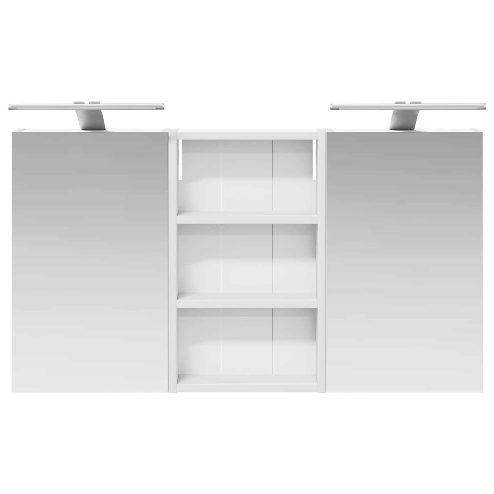 Sada koupelnových skříněk s policí 3 pcs 90 x 10,5 x 50 cm - obrázek 6