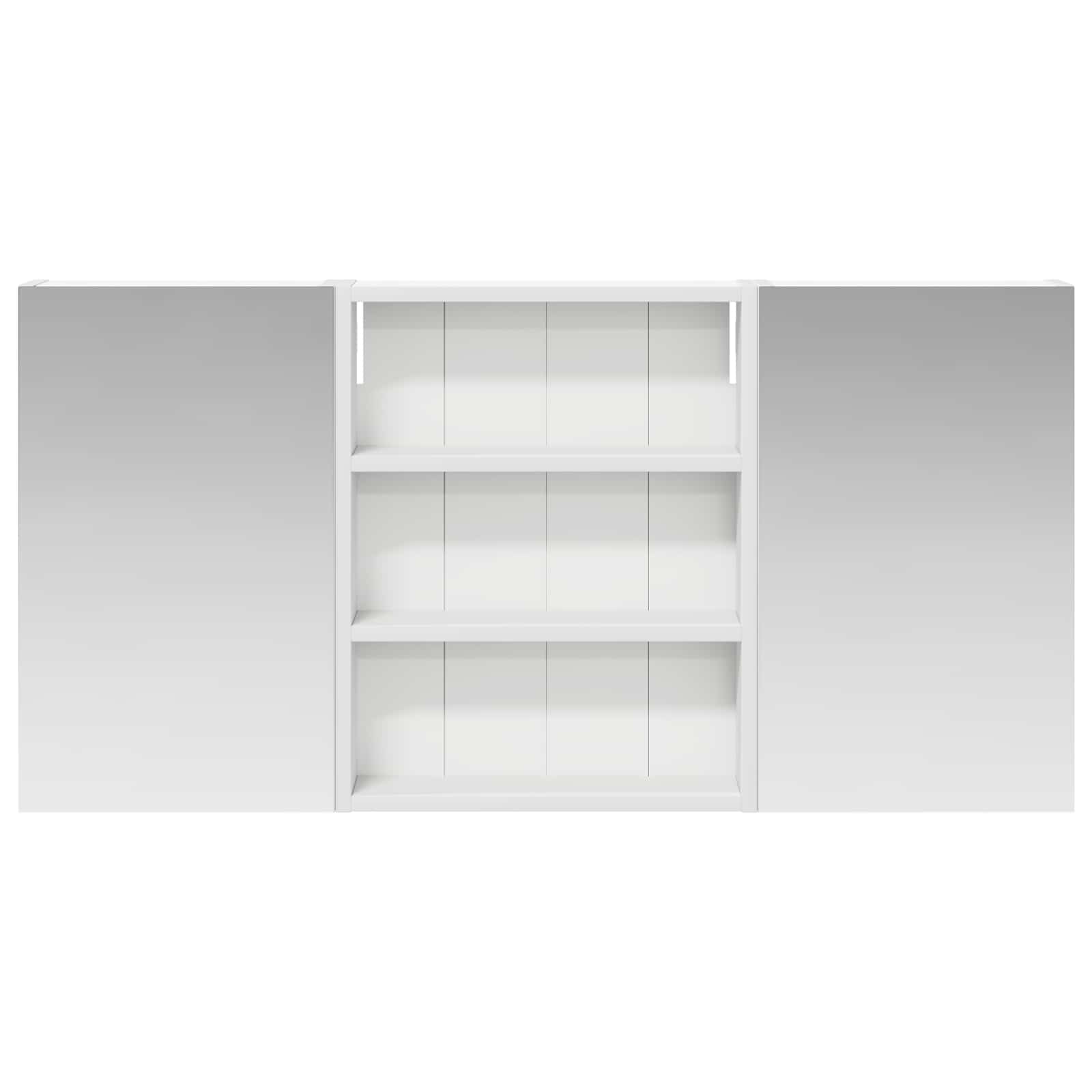 Sada koupelnových skříněk s policí 3 pcs 100 x 10,5 x 50 cm - obrázek 6