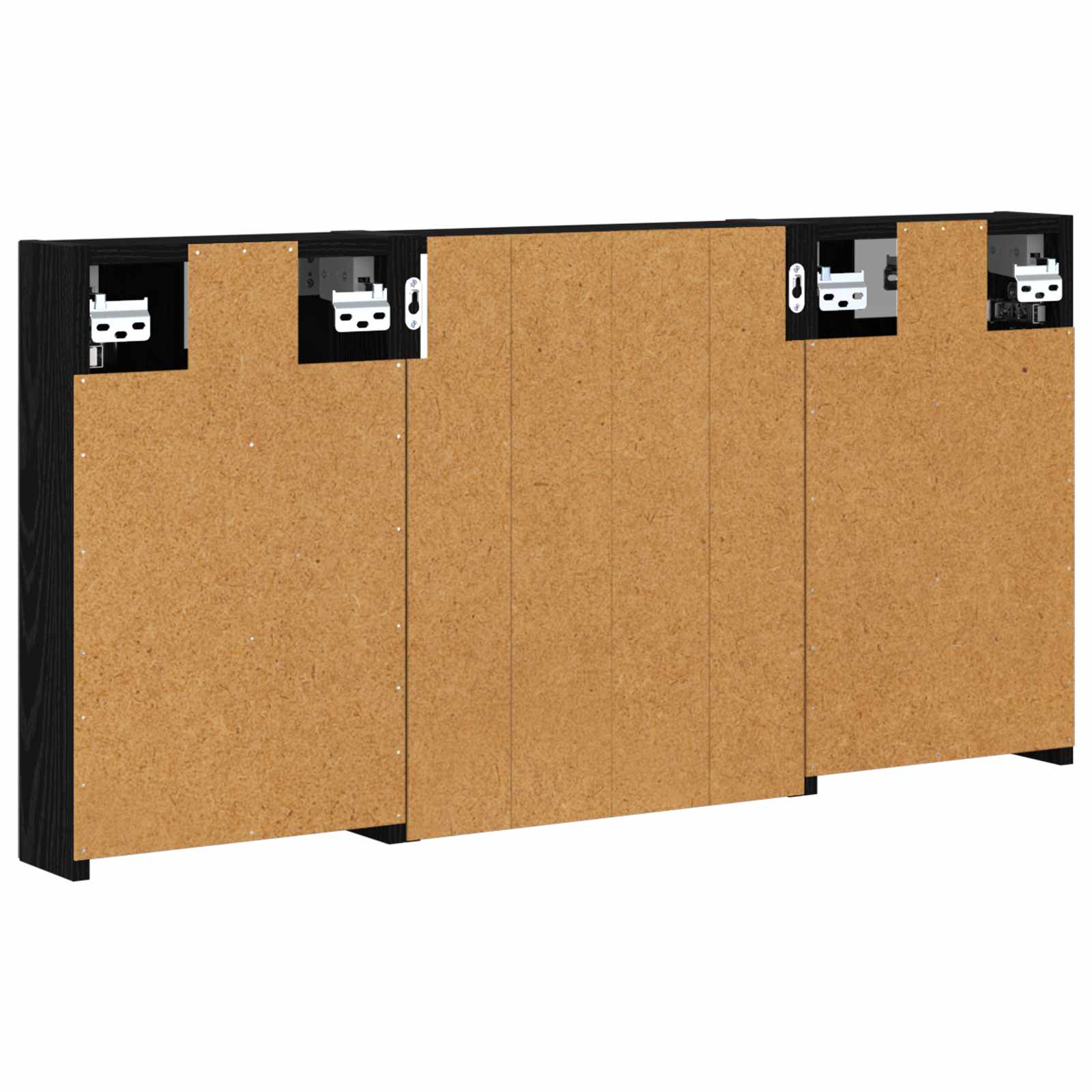 Sada koupelnových skříněk s policí 3 pcs 100 x 10,5 x 50 cm - obrázek 9
