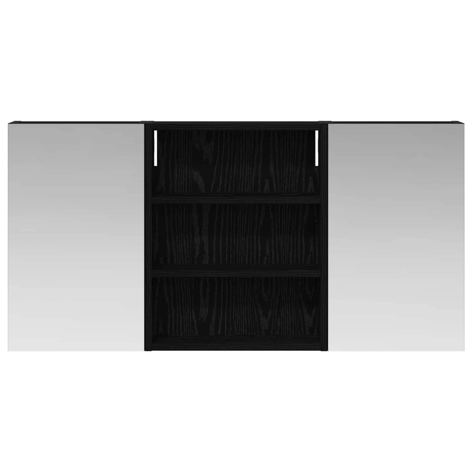 Sada koupelnových skříněk s policí 3 pcs 100 x 10,5 x 50 cm - obrázek 6