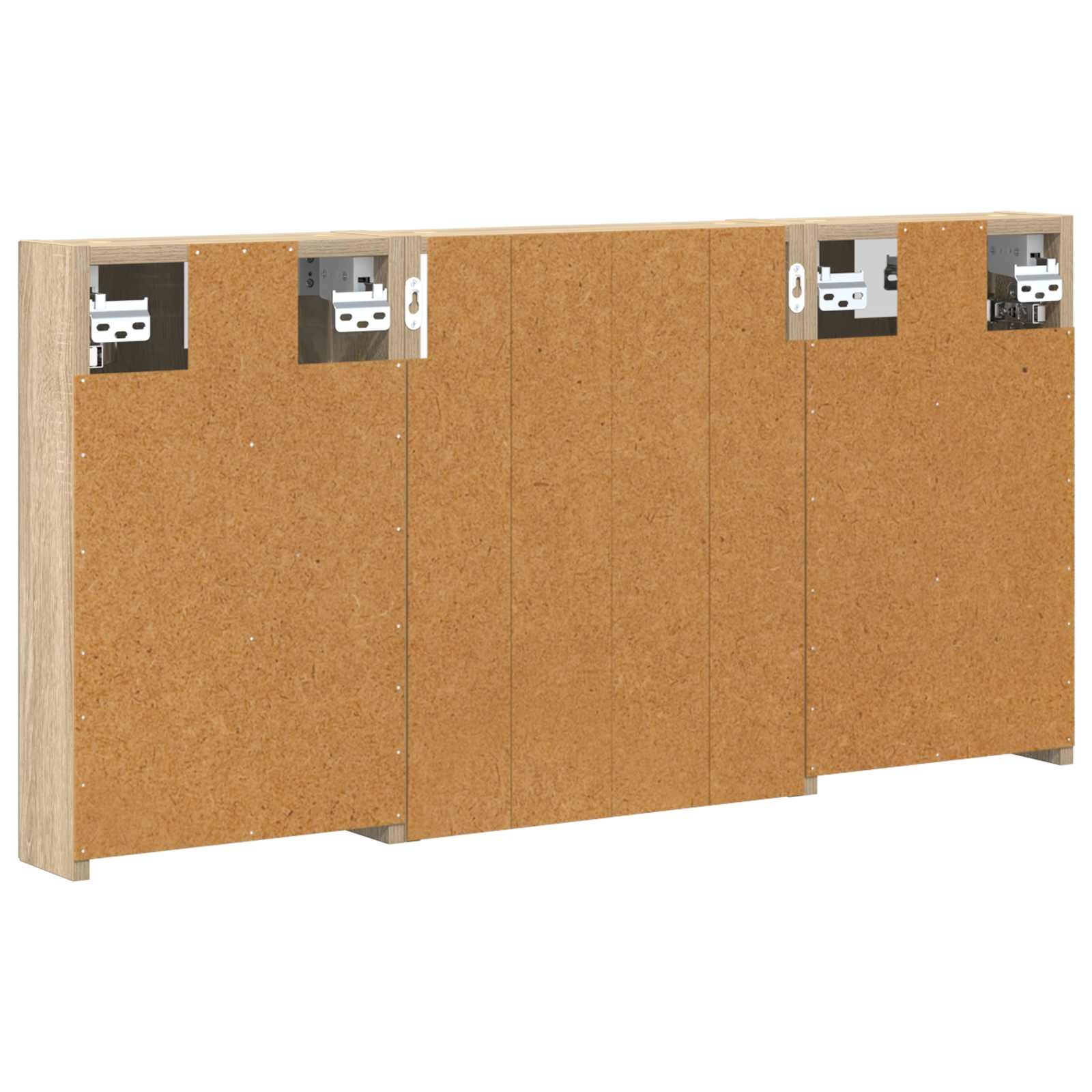 Sada koupelnových skříněk s policí 3 pcs 100 x 10,5 x 50 cm - obrázek 9