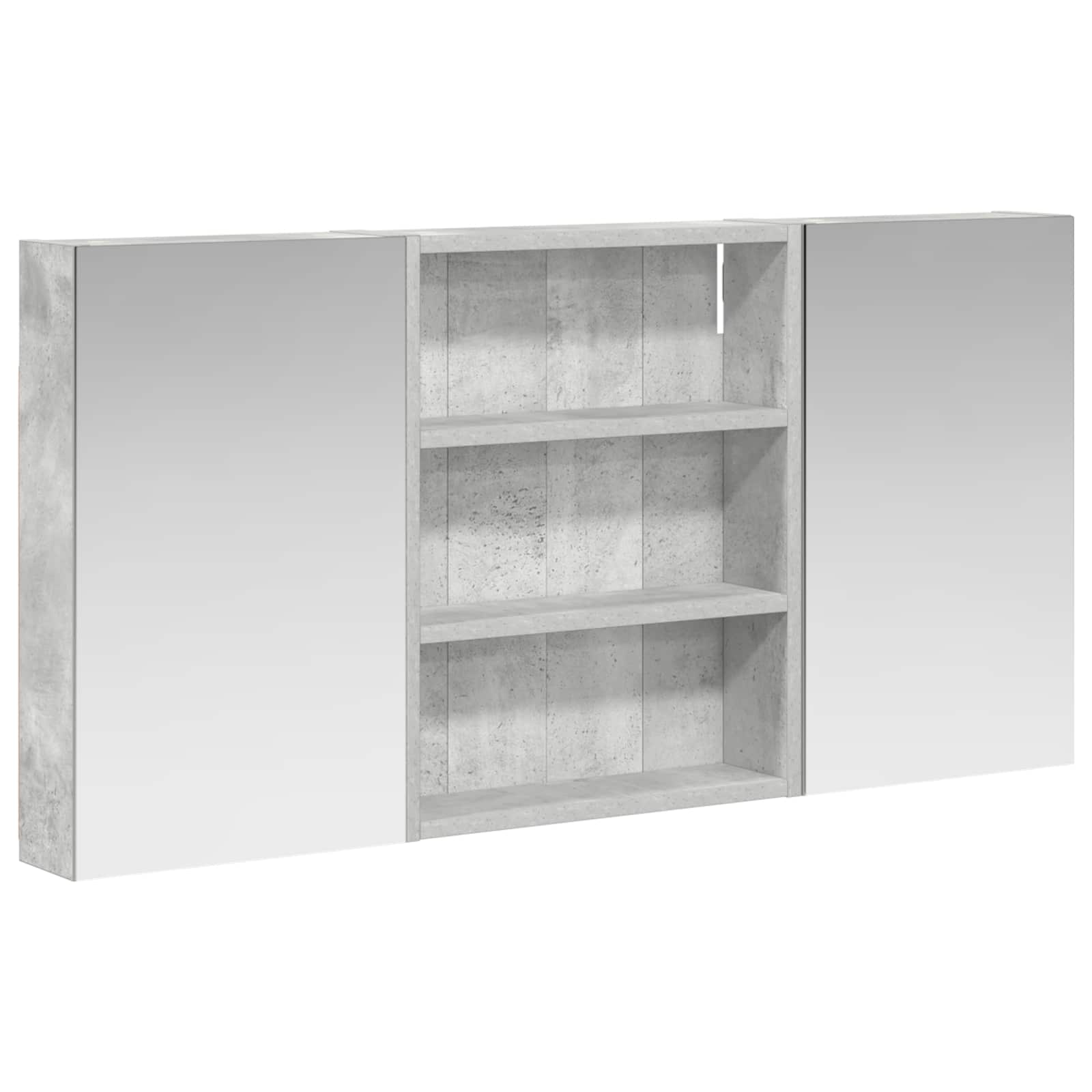 Sada koupelnových skříněk s policí 3 pcs 100 x 10,5 x 50 cm - obrázek 2
