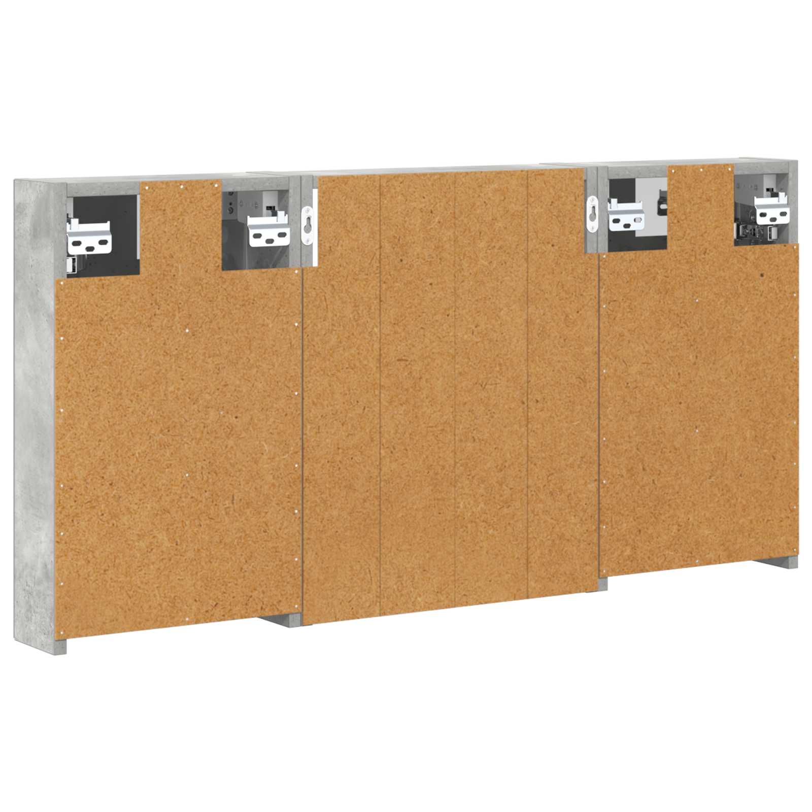 Sada koupelnových skříněk s policí 3 pcs 100 x 10,5 x 50 cm - obrázek 9