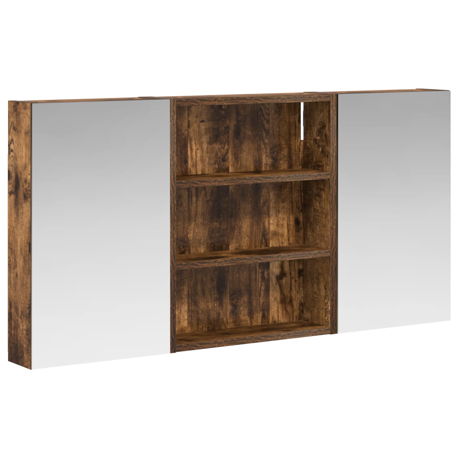 Sada koupelnových skříněk s policí 3 pcs 100 x 10,5 x 50 cm - obrázek 2
