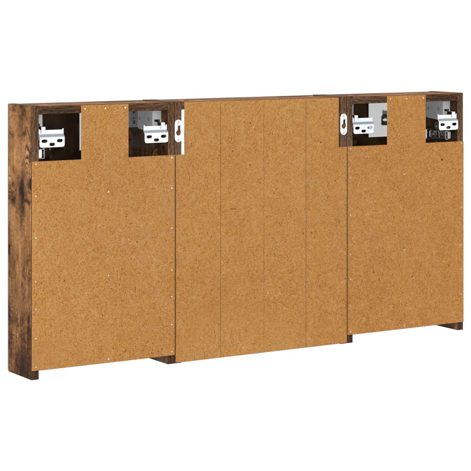 Sada koupelnových skříněk s policí 3 pcs 100 x 10,5 x 50 cm - obrázek 9
