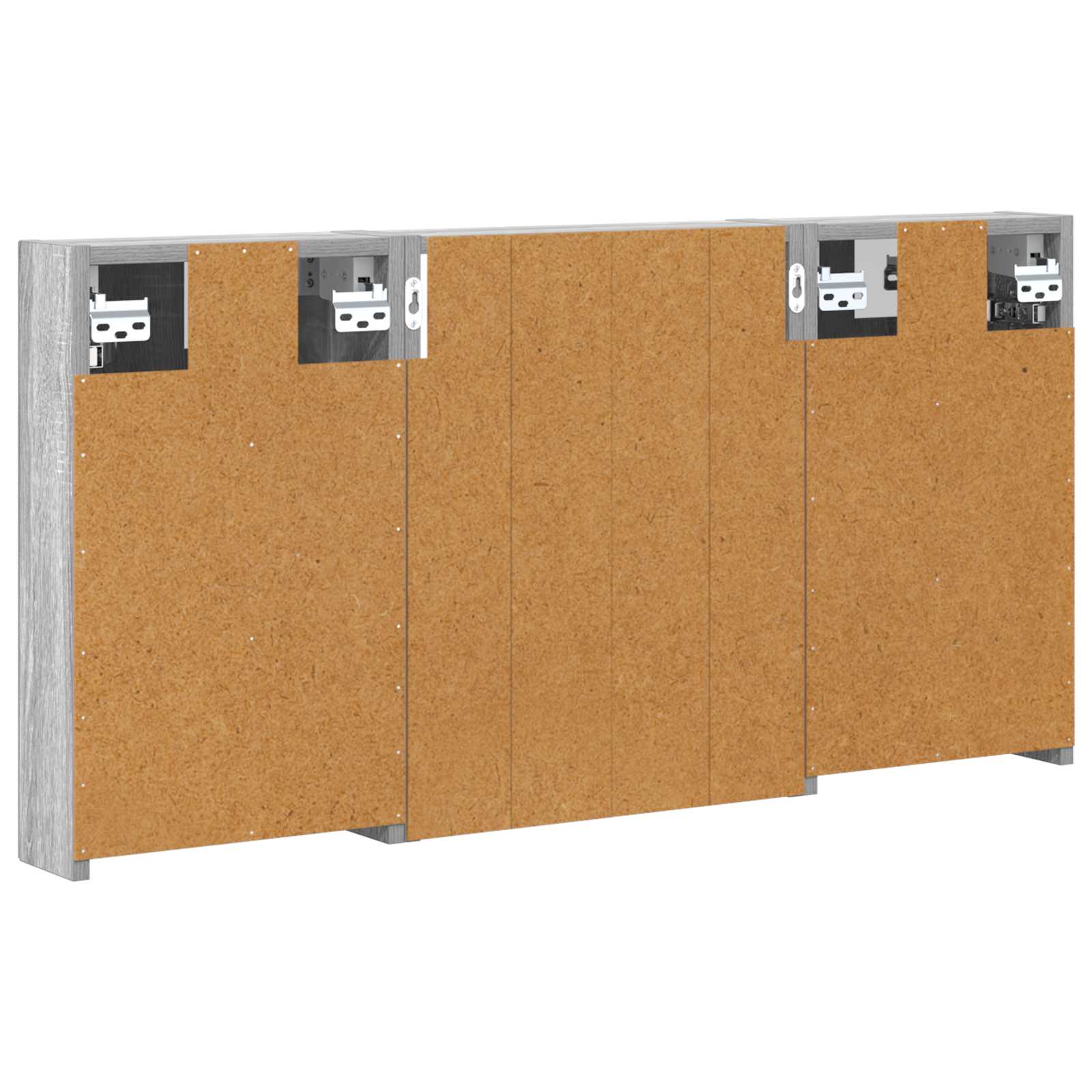 Sada koupelnových skříněk s policí 3 pcs 100 x 10,5 x 50 cm - obrázek 9