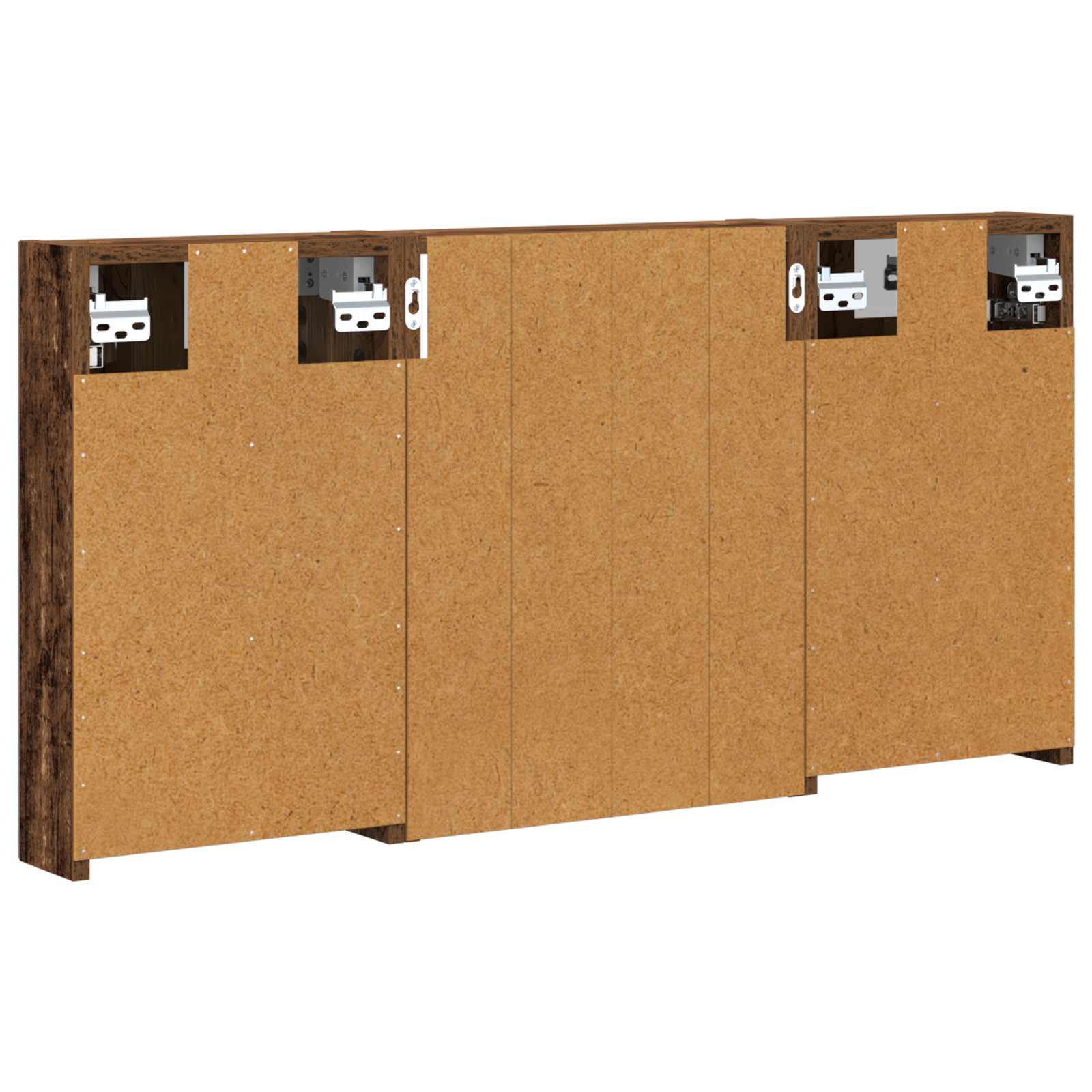 Sada koupelnových skříněk s policí 3 pcs 100 x 10,5 x 50 cm - obrázek 9