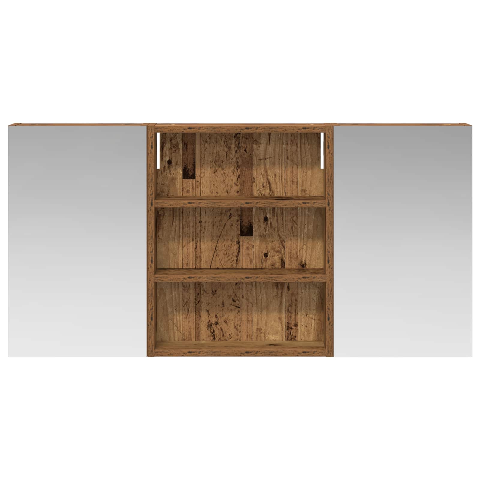 Sada koupelnových skříněk s policí 3 pcs 100 x 10,5 x 50 cm - obrázek 6