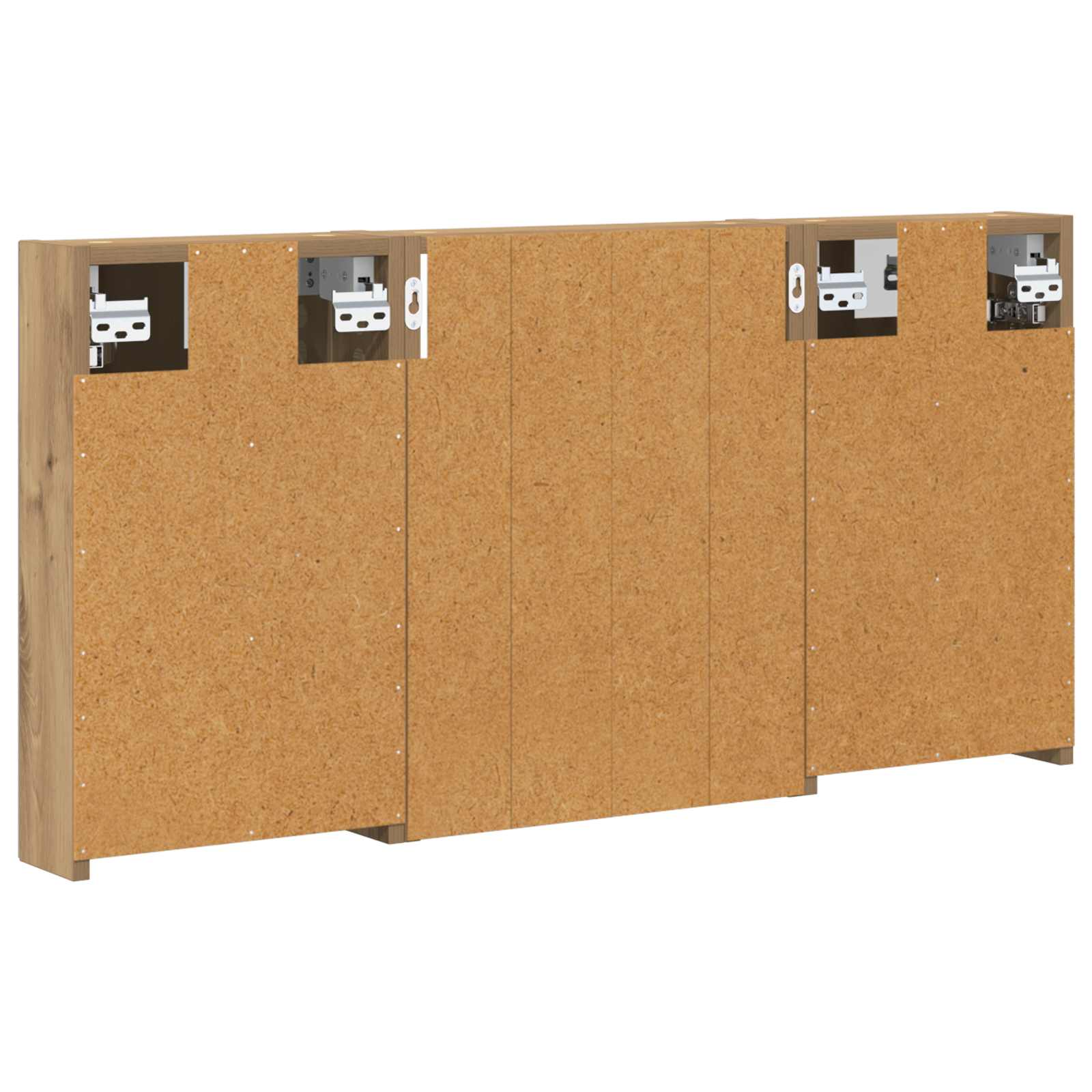 Sada koupelnových skříněk s policí 3 pcs 100 x 10,5 x 50 cm - obrázek 9
