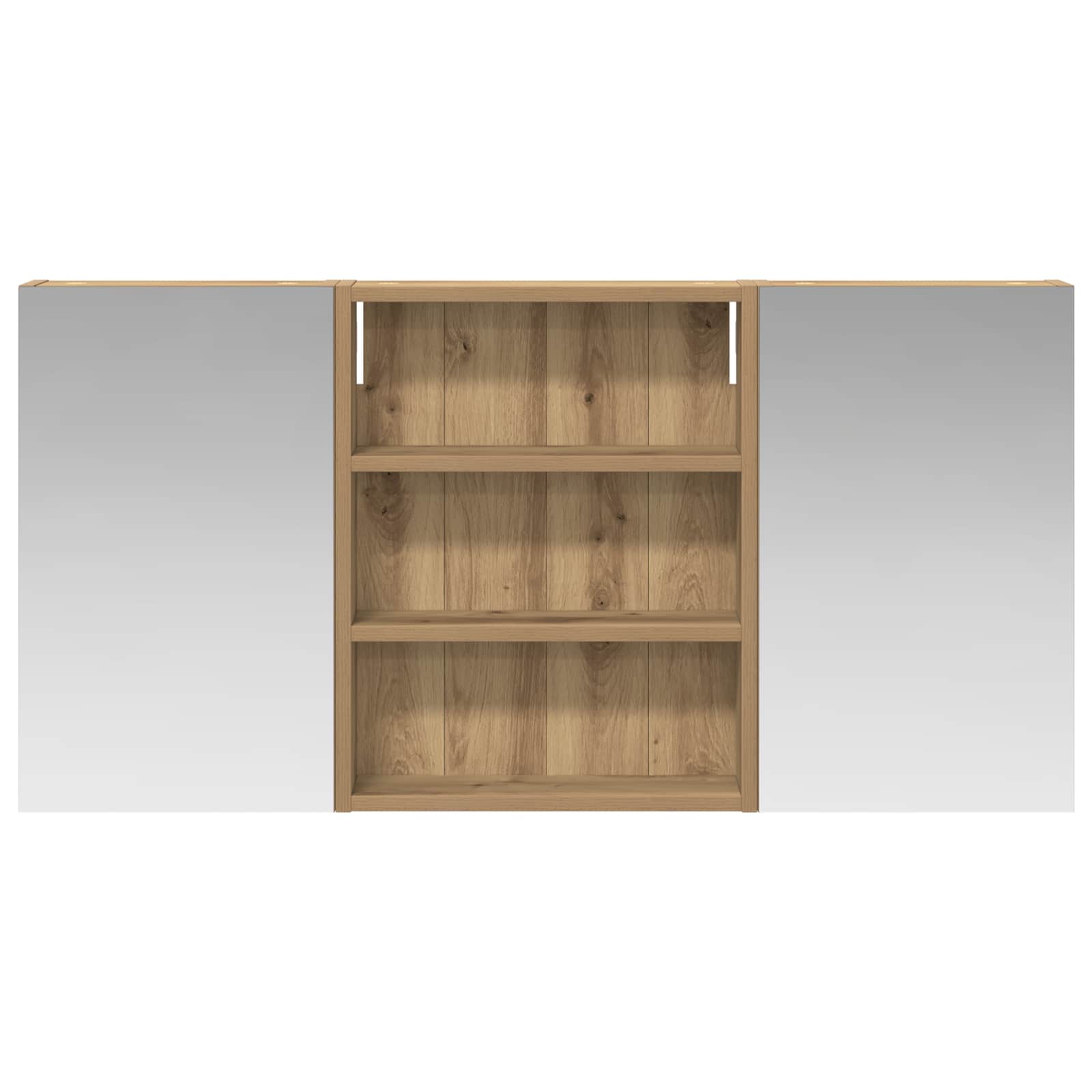 Sada koupelnových skříněk s policí 3 pcs 100 x 10,5 x 50 cm - obrázek 6