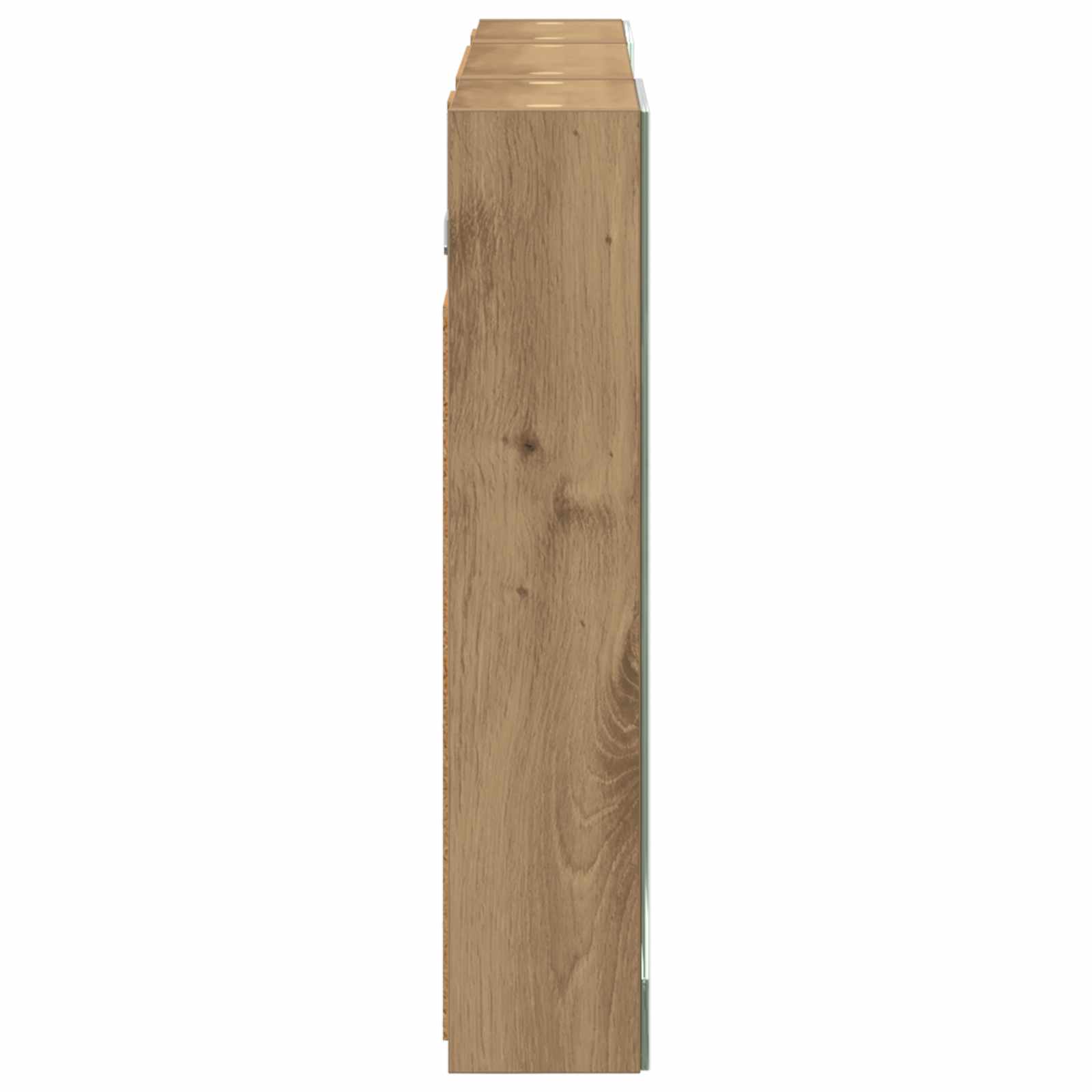 Sada koupelnových skříněk s policí 3 pcs 100 x 10,5 x 50 cm - obrázek 8