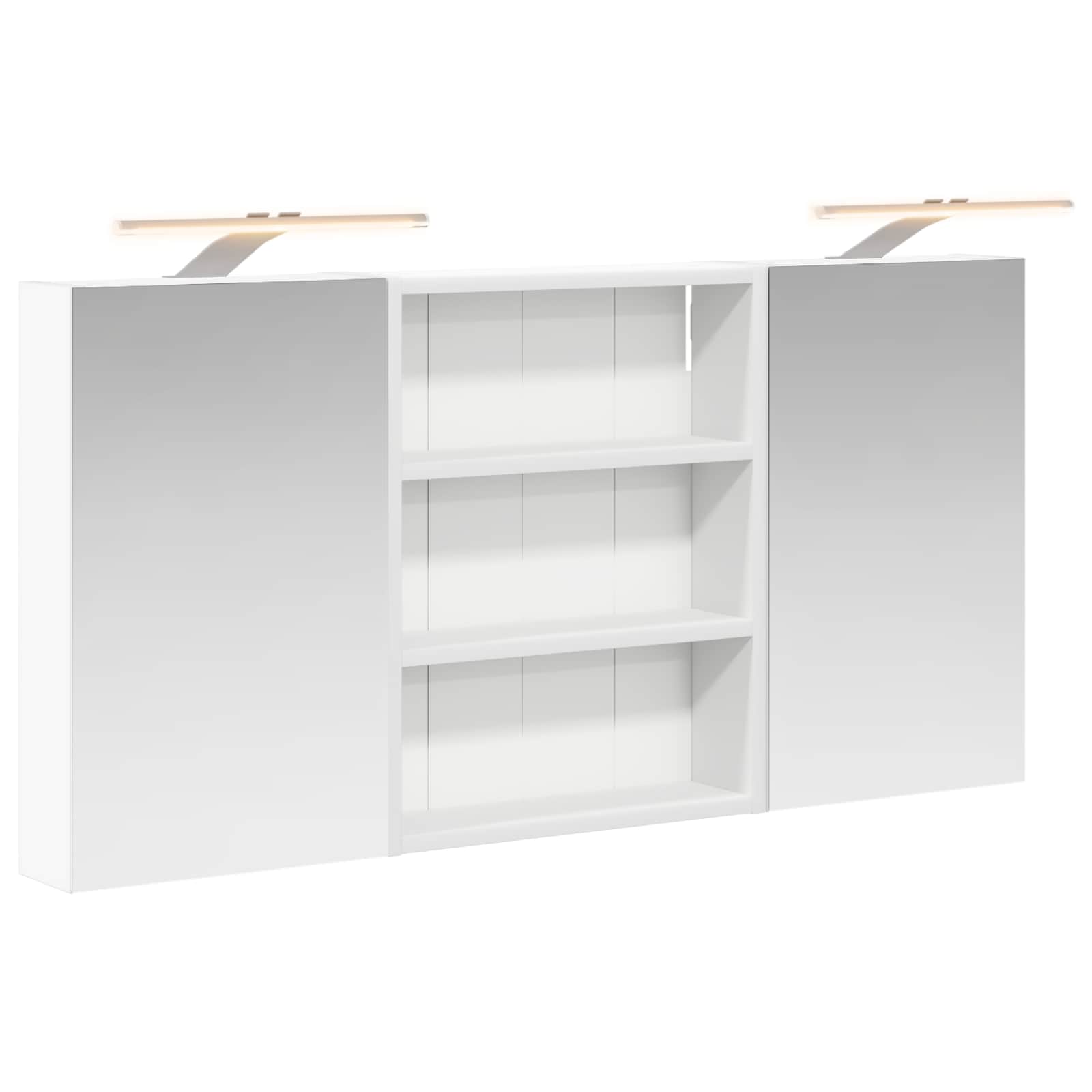 vidaXL Sada koupelnových skříněk 3 ks 100 x 10,5 x 50 cm