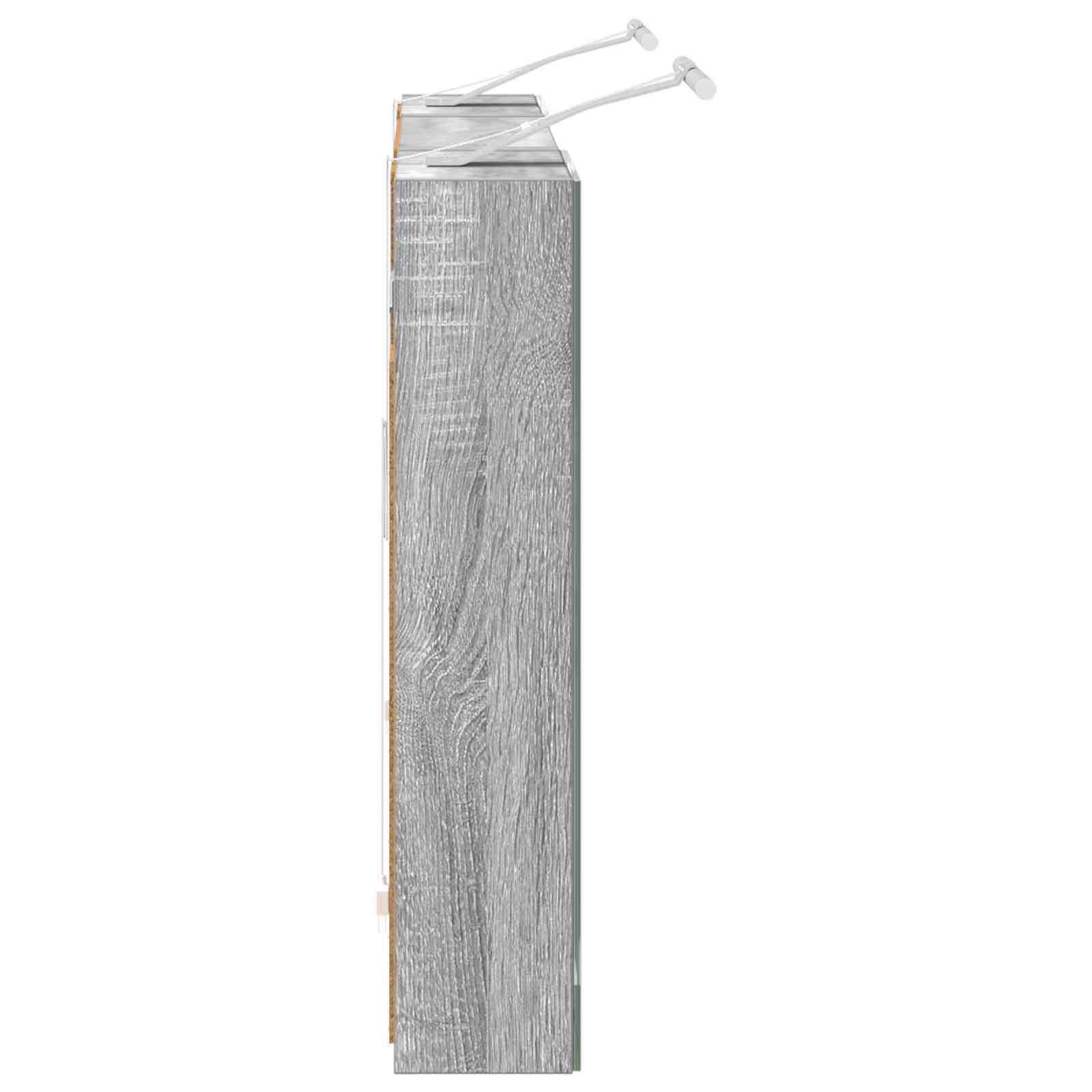 Sada koupelnových skříněk s policí 3 pcs 100 x 10,5 x 50 cm - obrázek 8