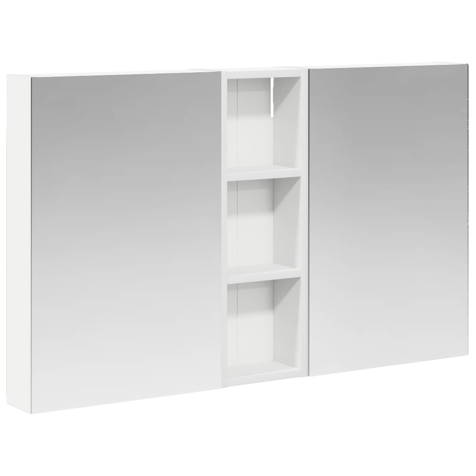 Sada koupelnových skříněk s policí 3 pcs 100 x 10,5 x 60,5 cm - obrázek 2