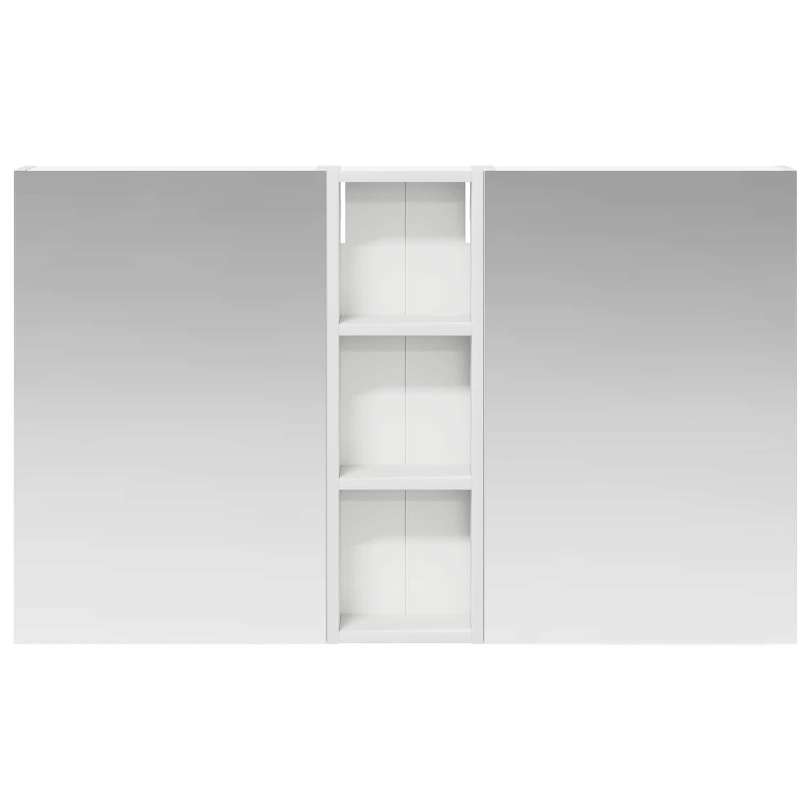 Sada koupelnových skříněk s policí 3 pcs 100 x 10,5 x 60,5 cm - obrázek 6