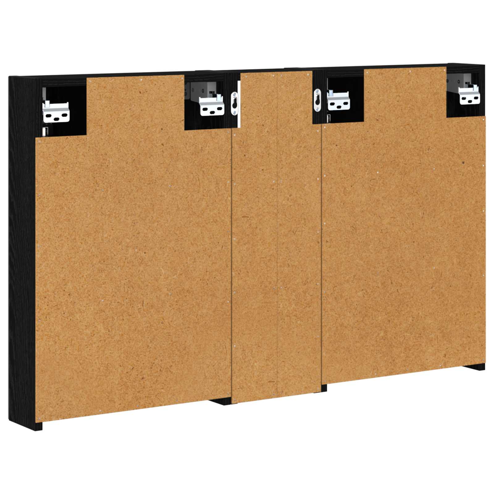 Sada koupelnových skříněk s policí 3 pcs 100 x 10,5 x 60,5 cm - obrázek 9