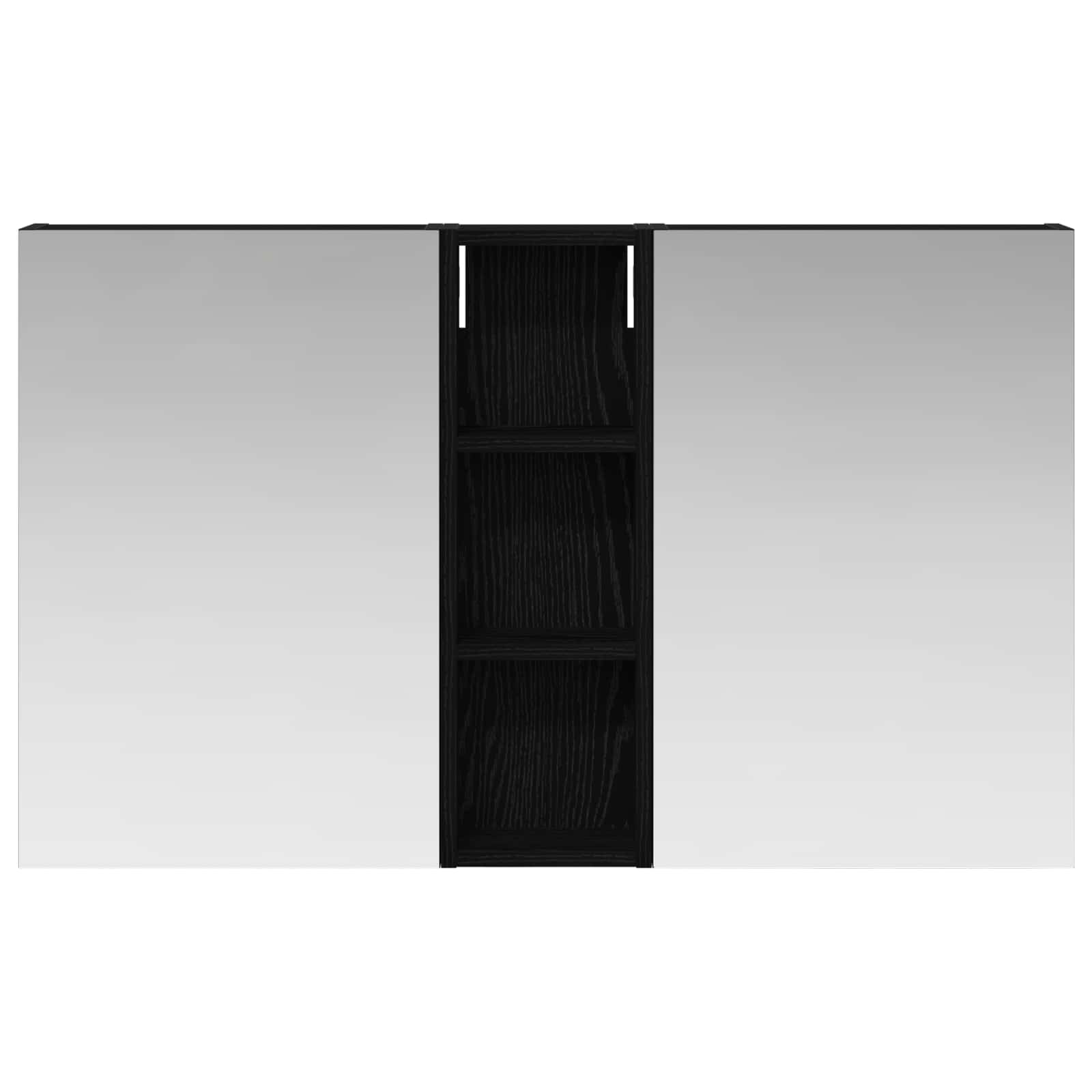 Sada koupelnových skříněk s policí 3 pcs 100 x 10,5 x 60,5 cm - obrázek 6