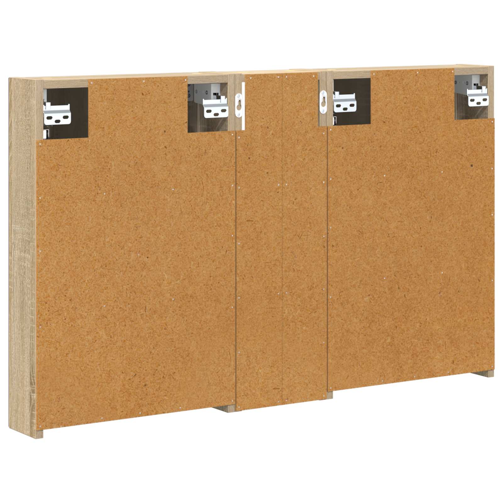 Sada koupelnových skříněk s policí 3 pcs 100 x 10,5 x 60,5 cm - obrázek 9