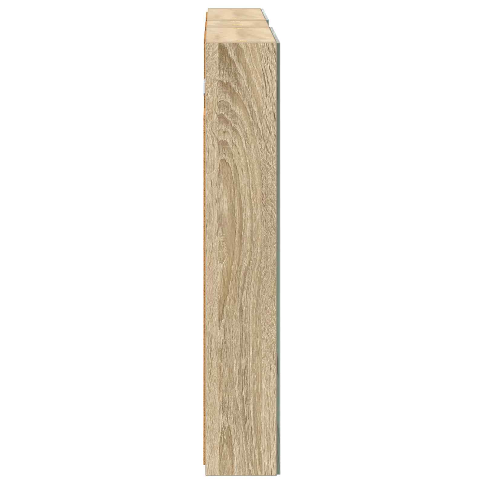Sada koupelnových skříněk s policí 3 pcs 100 x 10,5 x 60,5 cm - obrázek 8