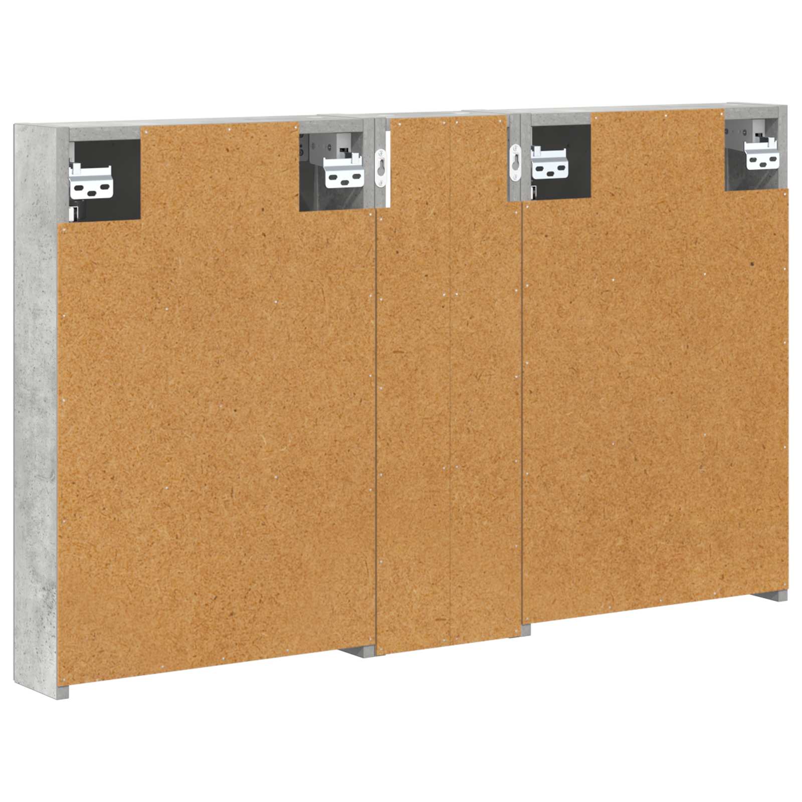 Sada koupelnových skříněk s policí 3 pcs 100 x 10,5 x 60,5 cm - obrázek 9