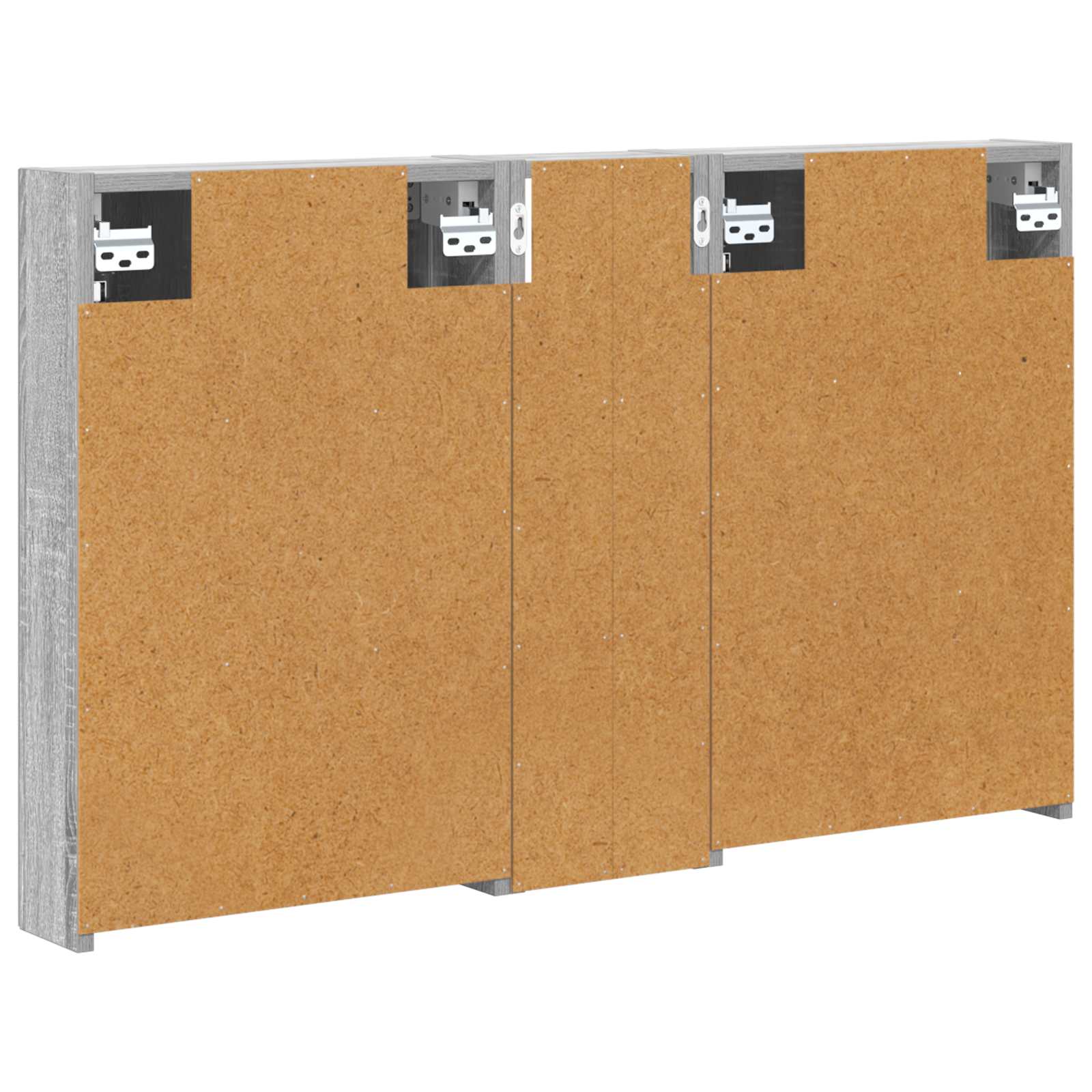 Sada koupelnových skříněk s policí 3 pcs 100 x 10,5 x 60,5 cm - obrázek 9