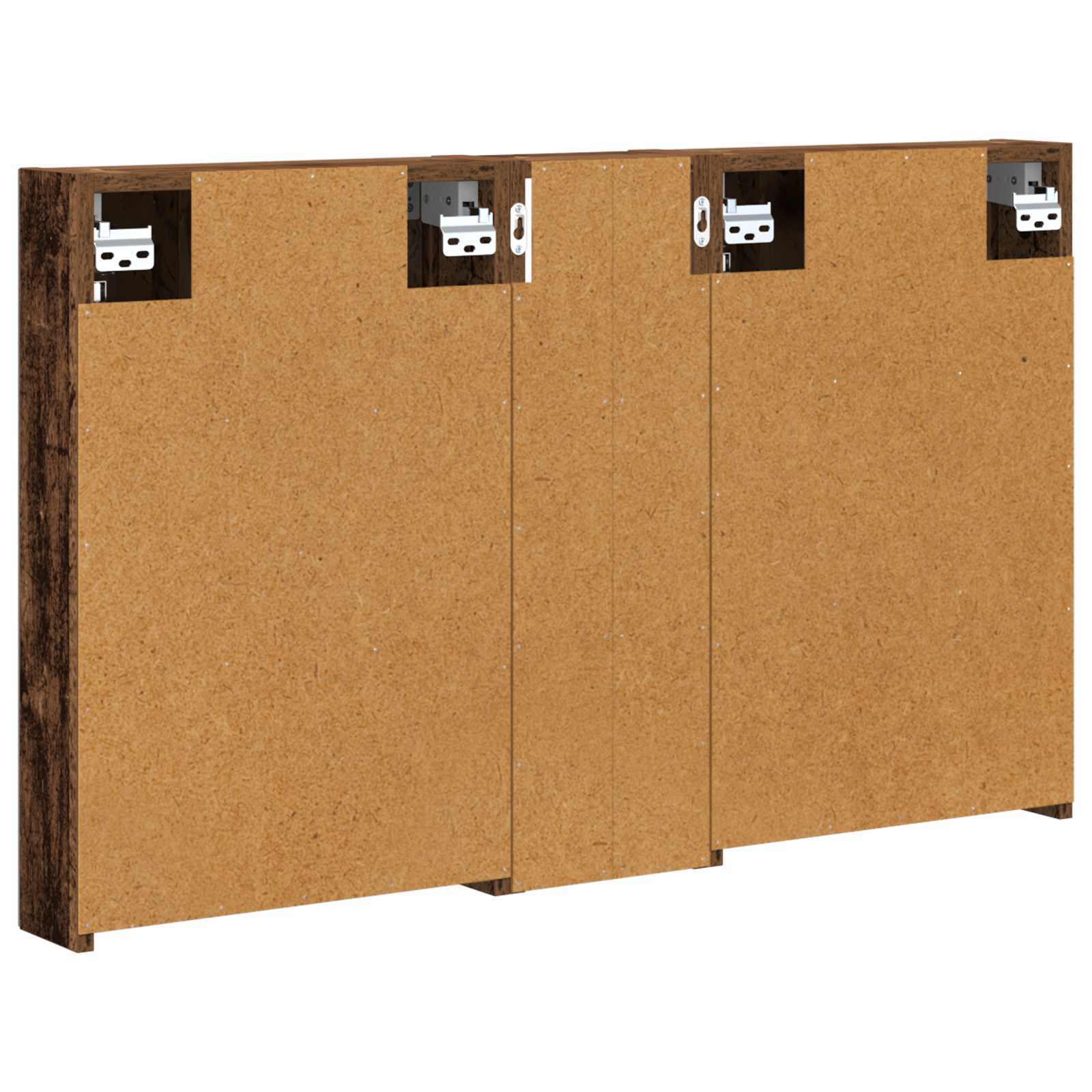 Sada koupelnových skříněk s policí 3 pcs 100 x 10,5 x 60,5 cm - obrázek 9