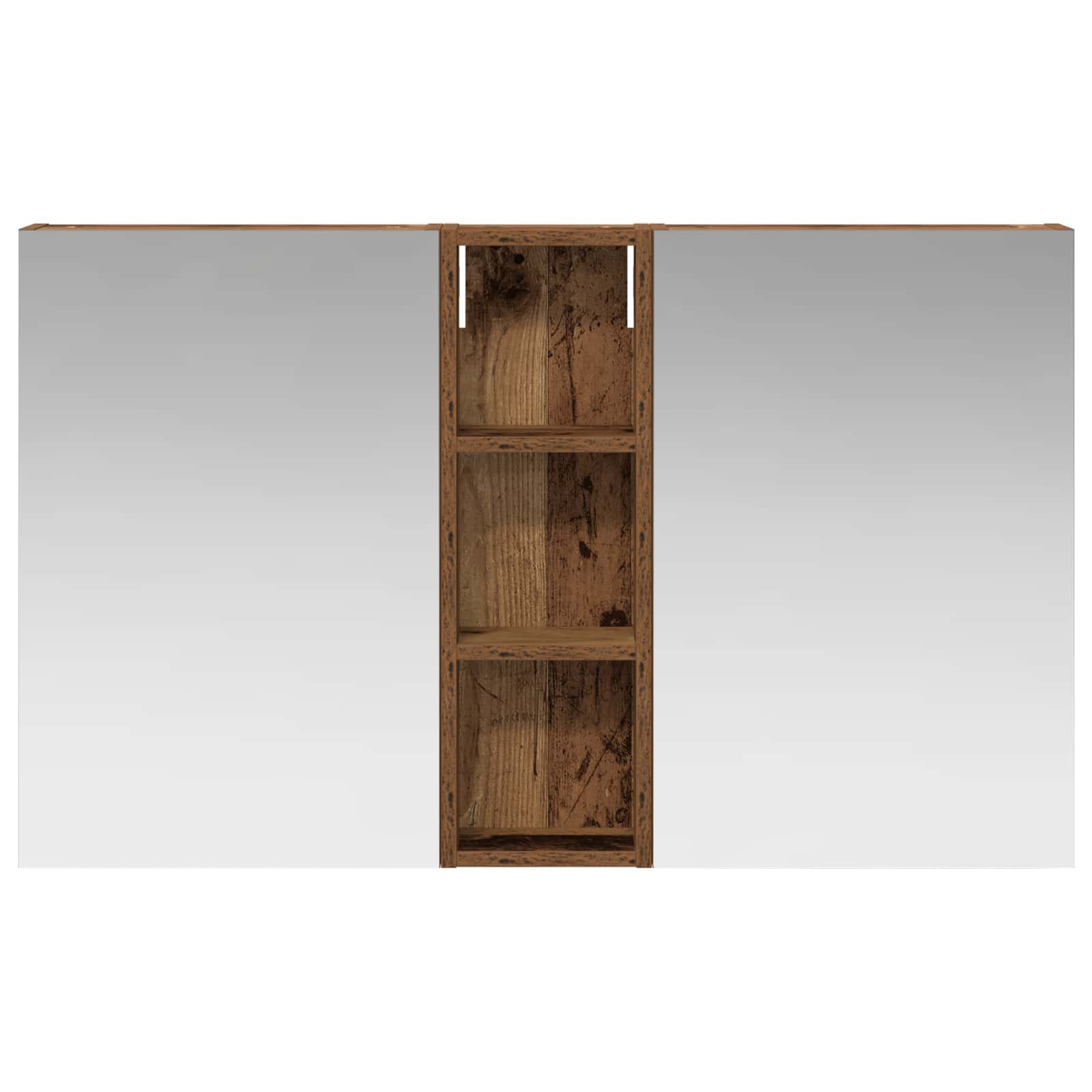 Sada koupelnových skříněk s policí 3 pcs 100 x 10,5 x 60,5 cm - obrázek 6