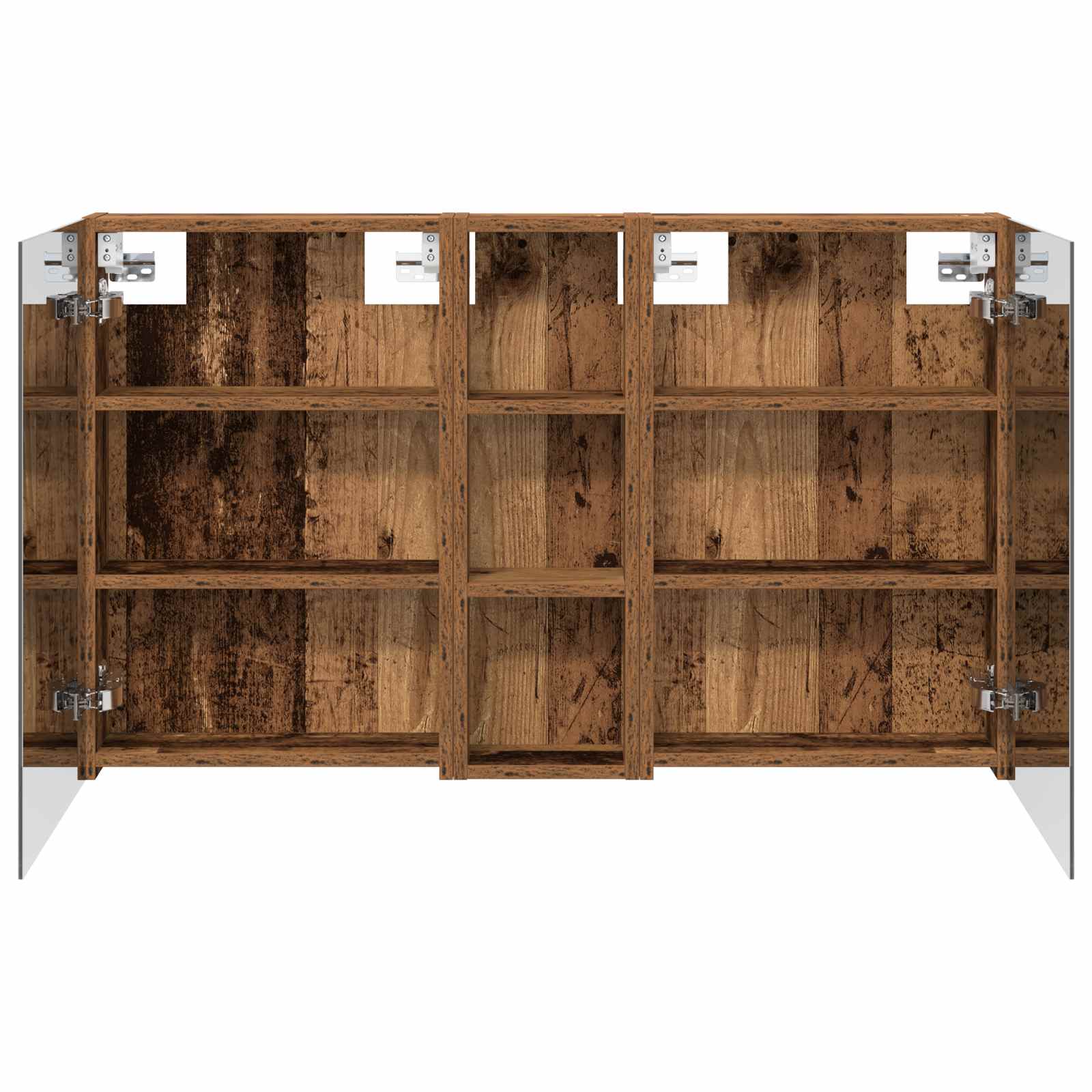Sada koupelnových skříněk s policí 3 pcs 100 x 10,5 x 60,5 cm - obrázek 7