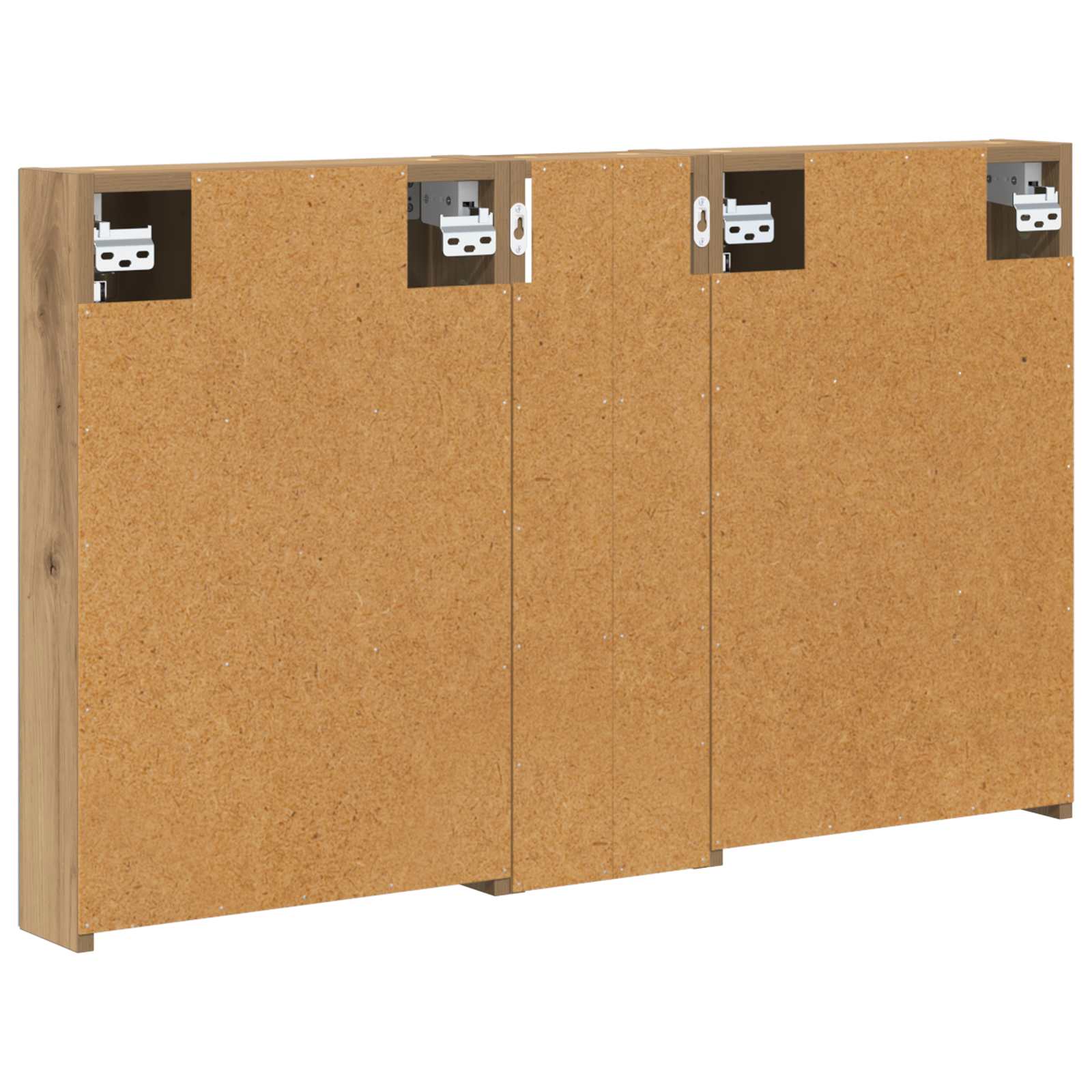 Sada koupelnových skříněk s policí 3 pcs 100 x 10,5 x 60,5 cm - obrázek 9