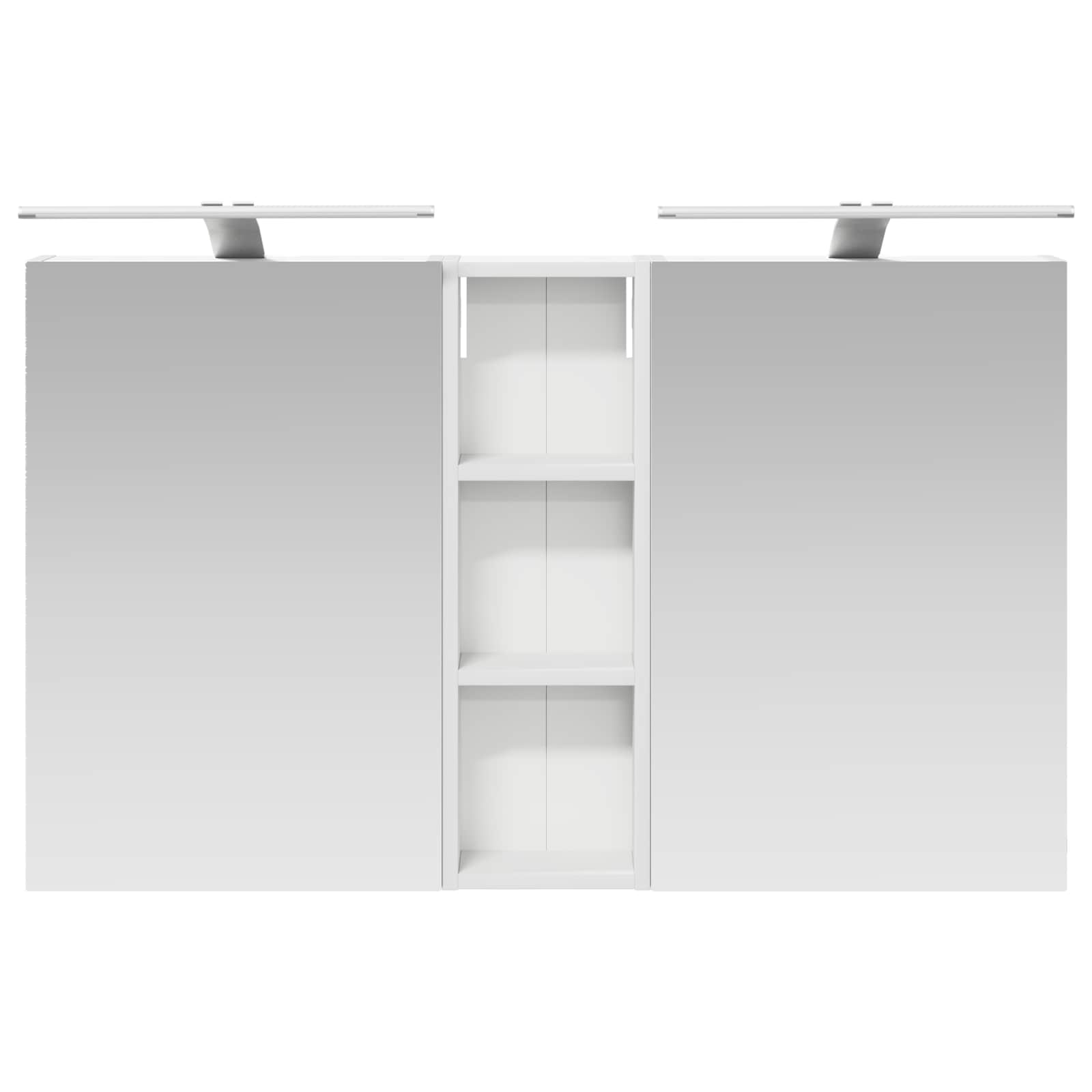 Sada koupelnových skříněk s policí 3 pcs 100 x 10,5 x 60,5 cm - obrázek 6