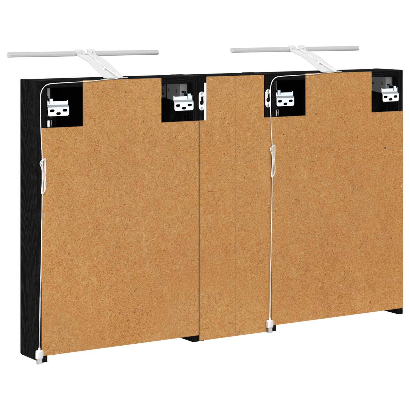 Sada koupelnových skříněk s policí 3 pcs 100 x 10,5 x 60,5 cm - obrázek 9