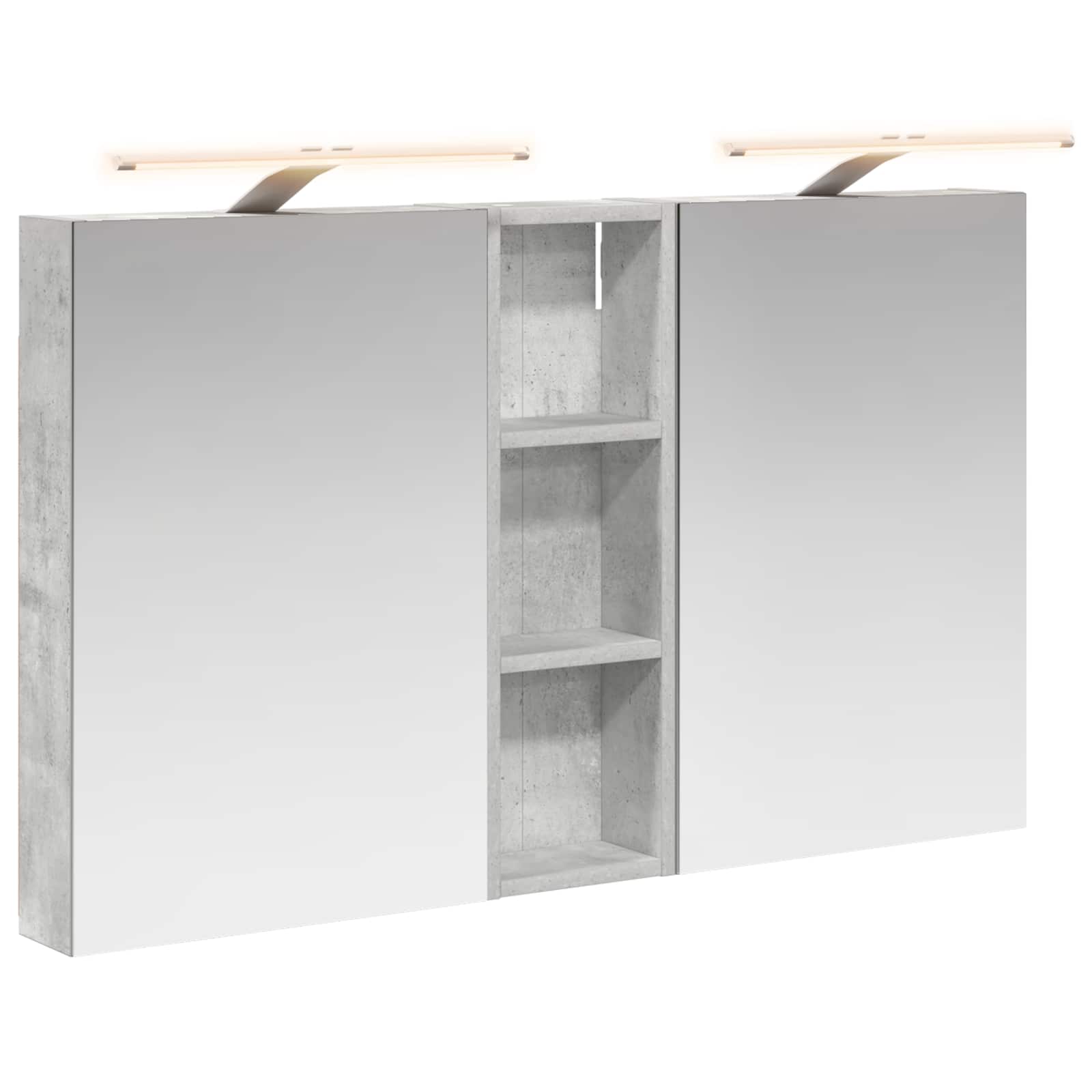 Sada koupelnových skříněk s policí 3 pcs 100 x 10,5 x 60,5 cm - obrázek 2