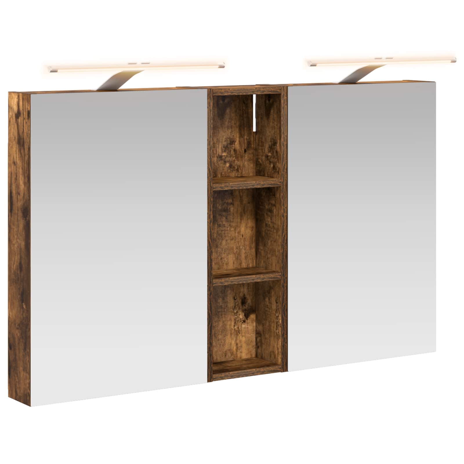 Sada koupelnových skříněk s policí 3 pcs 100 x 10,5 x 60,5 cm - obrázek 2