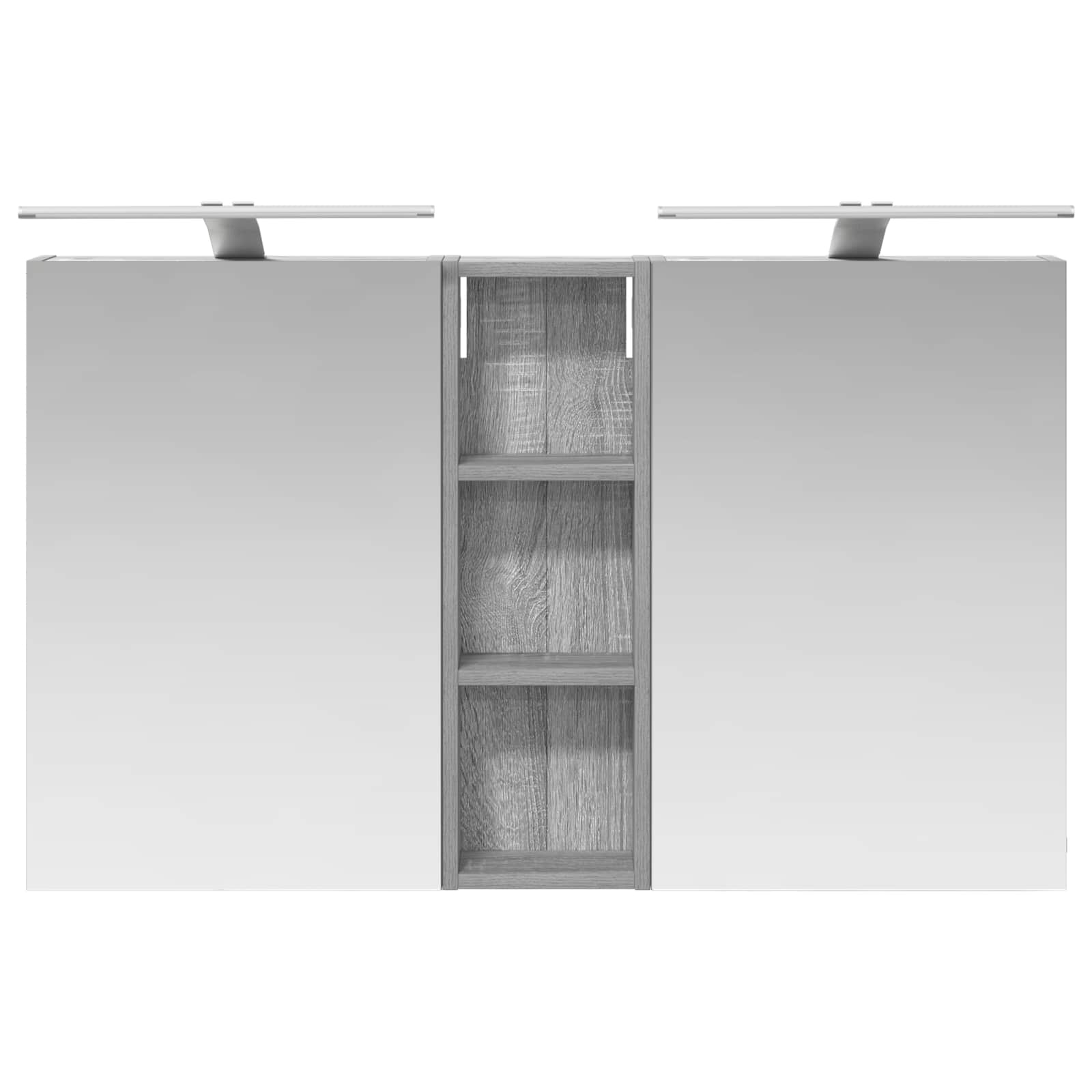 Sada koupelnových skříněk s policí 3 pcs 100 x 10,5 x 60,5 cm - obrázek 6