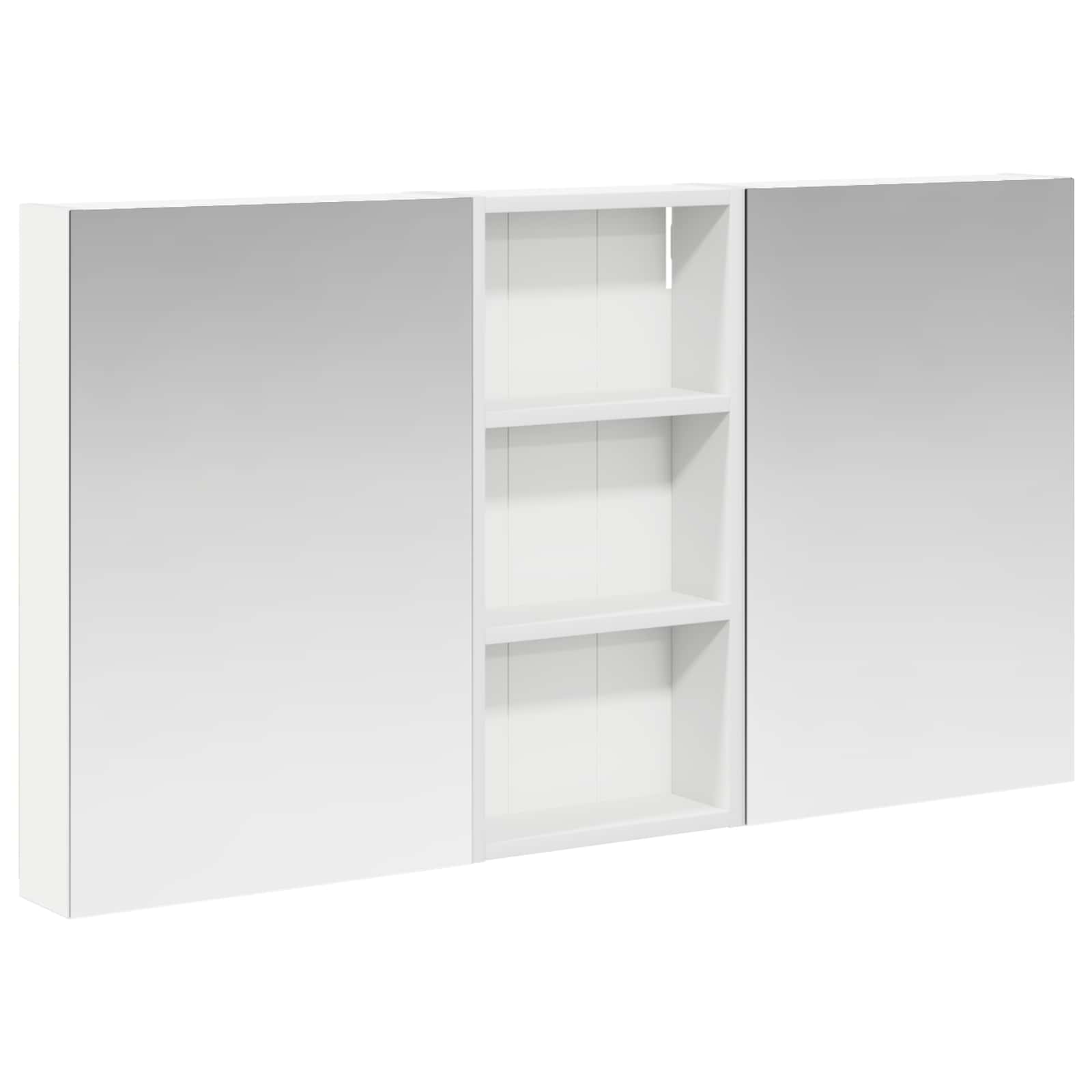 Sada koupelnových skříněk s policí 3 pcs 110 x 10,5 x 60,5 cm - obrázek 2