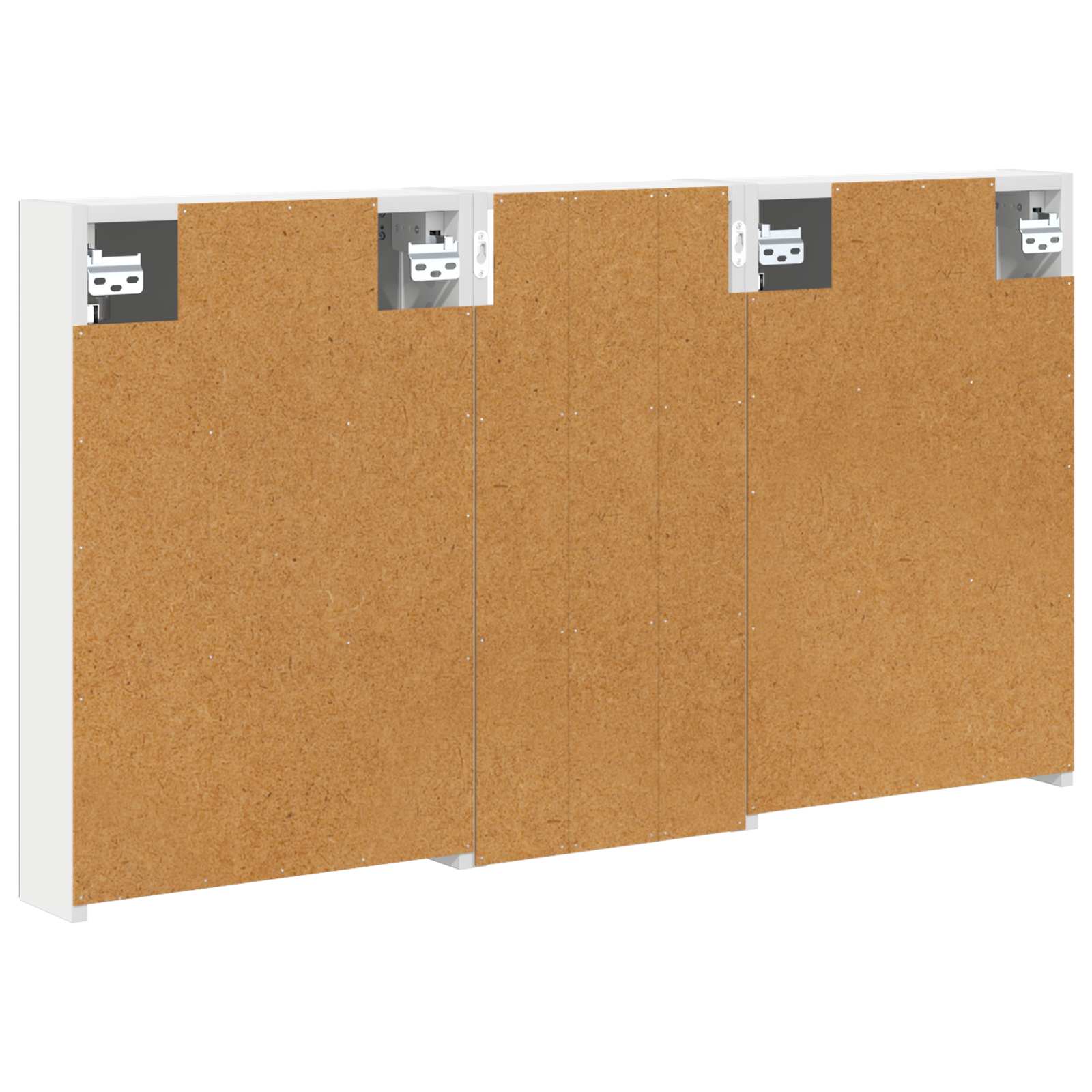 Sada koupelnových skříněk s policí 3 pcs 110 x 10,5 x 60,5 cm - obrázek 9