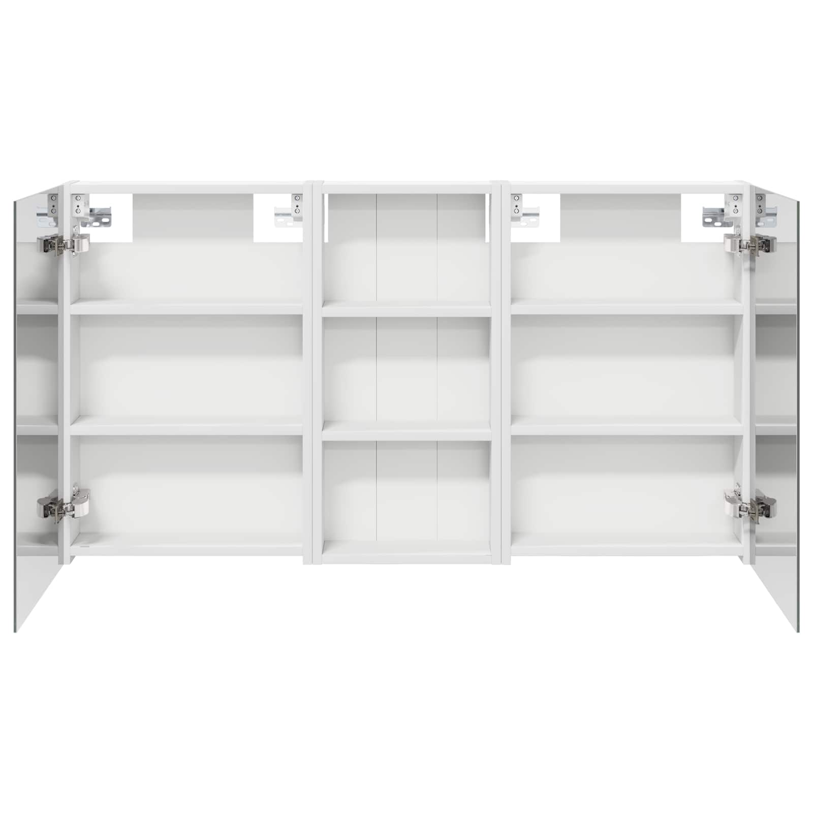 Sada koupelnových skříněk s policí 3 pcs 110 x 10,5 x 60,5 cm - obrázek 7