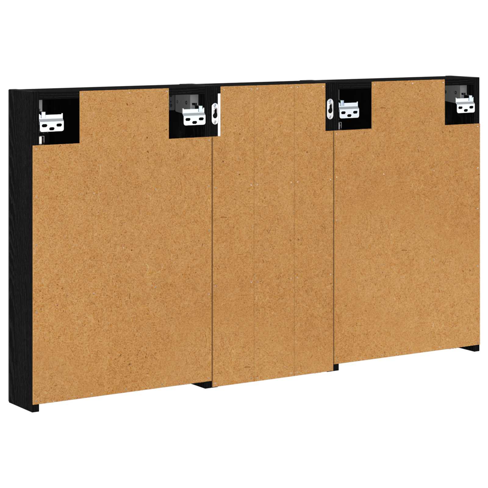 Sada koupelnových skříněk s policí 3 pcs 110 x 10,5 x 60,5 cm - obrázek 9