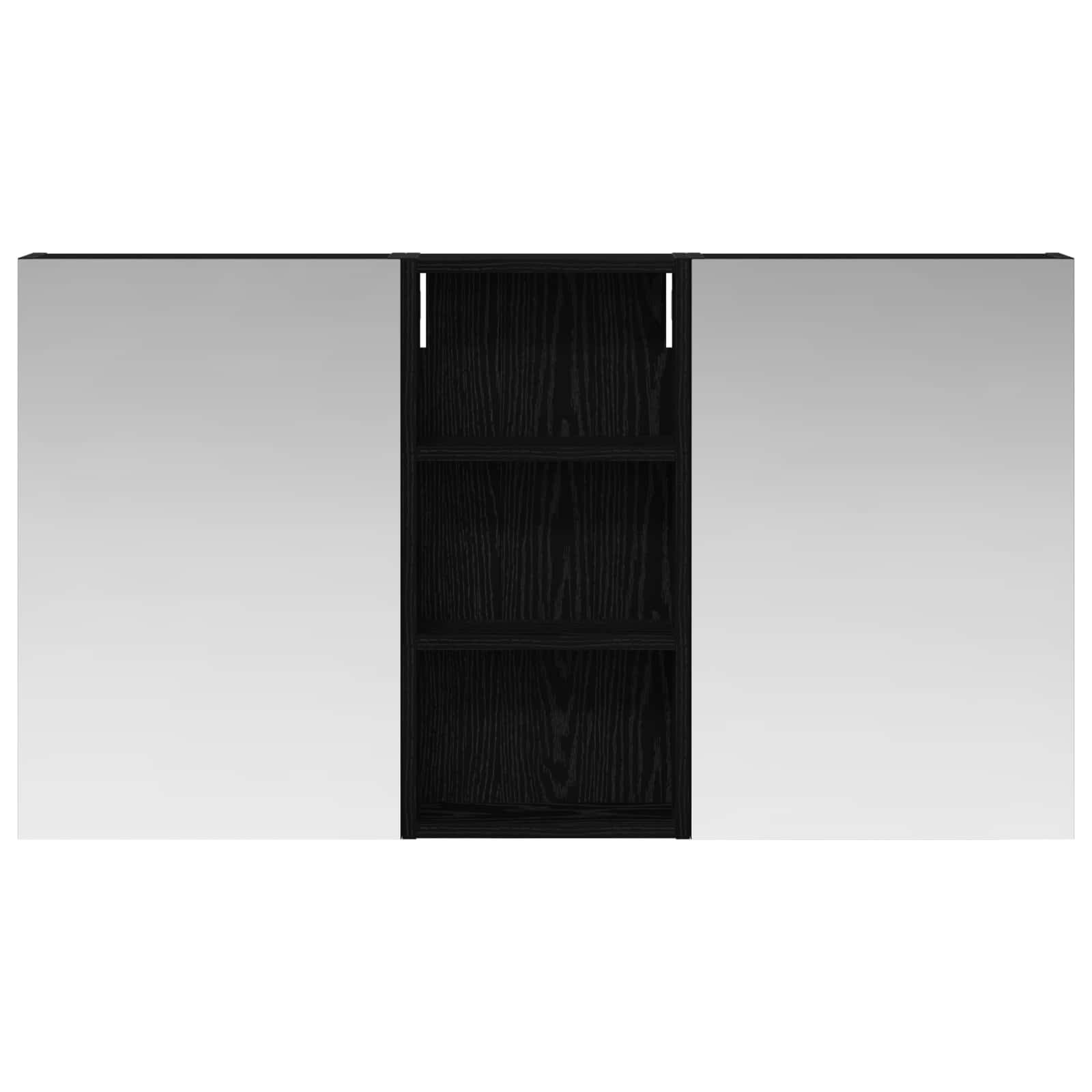Sada koupelnových skříněk s policí 3 pcs 110 x 10,5 x 60,5 cm - obrázek 6