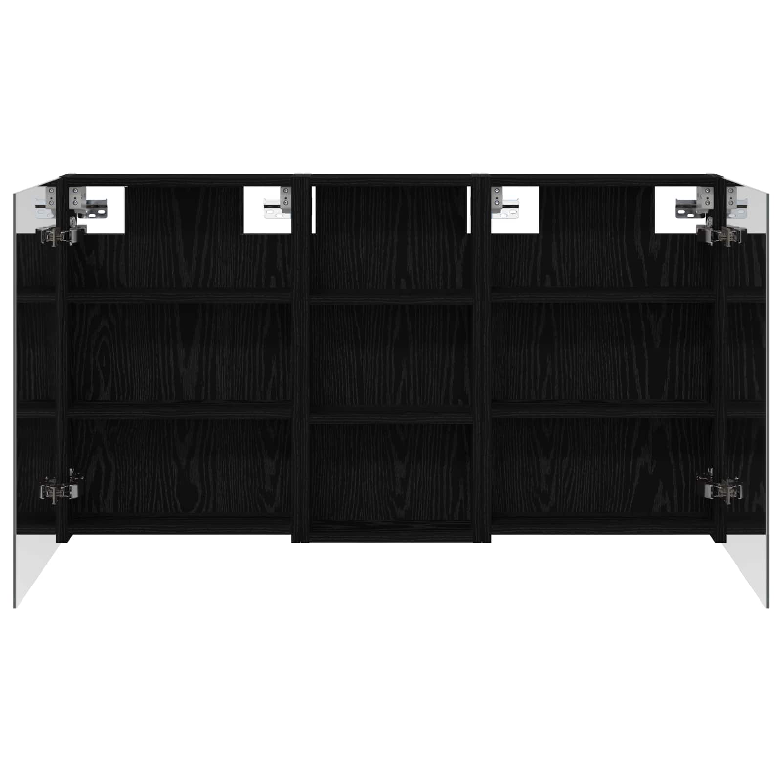 Sada koupelnových skříněk s policí 3 pcs 110 x 10,5 x 60,5 cm - obrázek 7