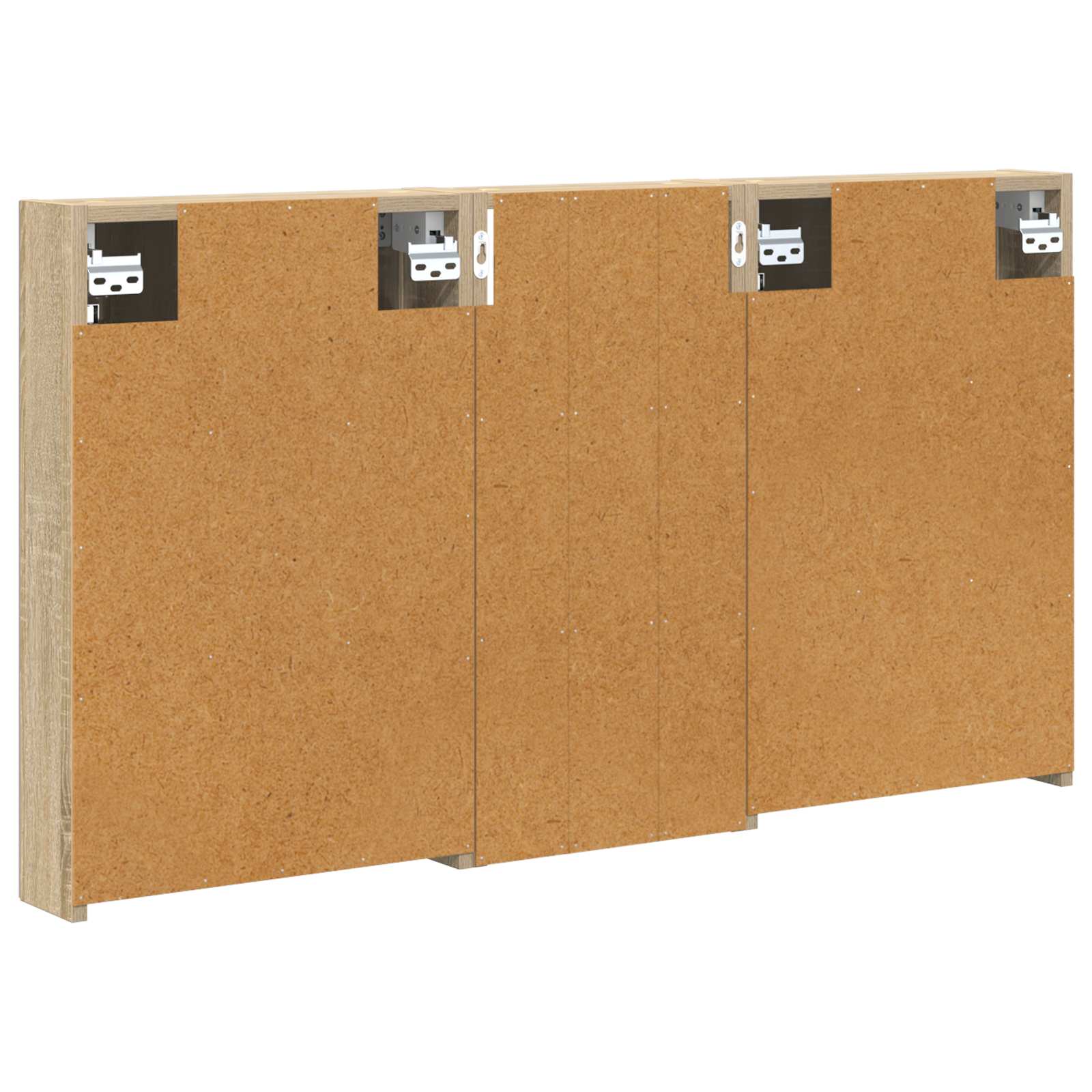 Sada koupelnových skříněk s policí 3 pcs 110 x 10,5 x 60,5 cm - obrázek 8